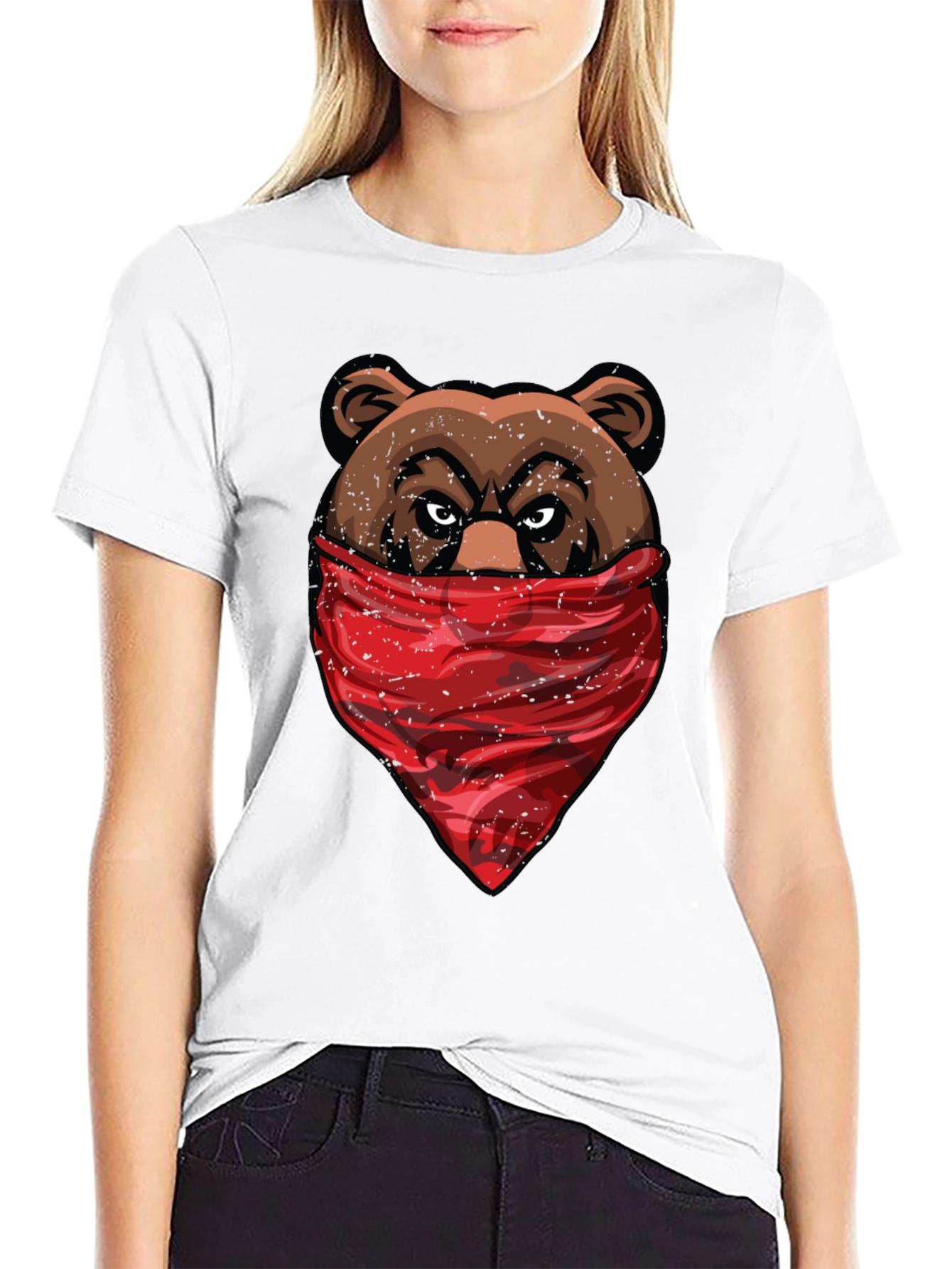Bear Bandit Graphic Tee - Cool & Edgy Streetwear
