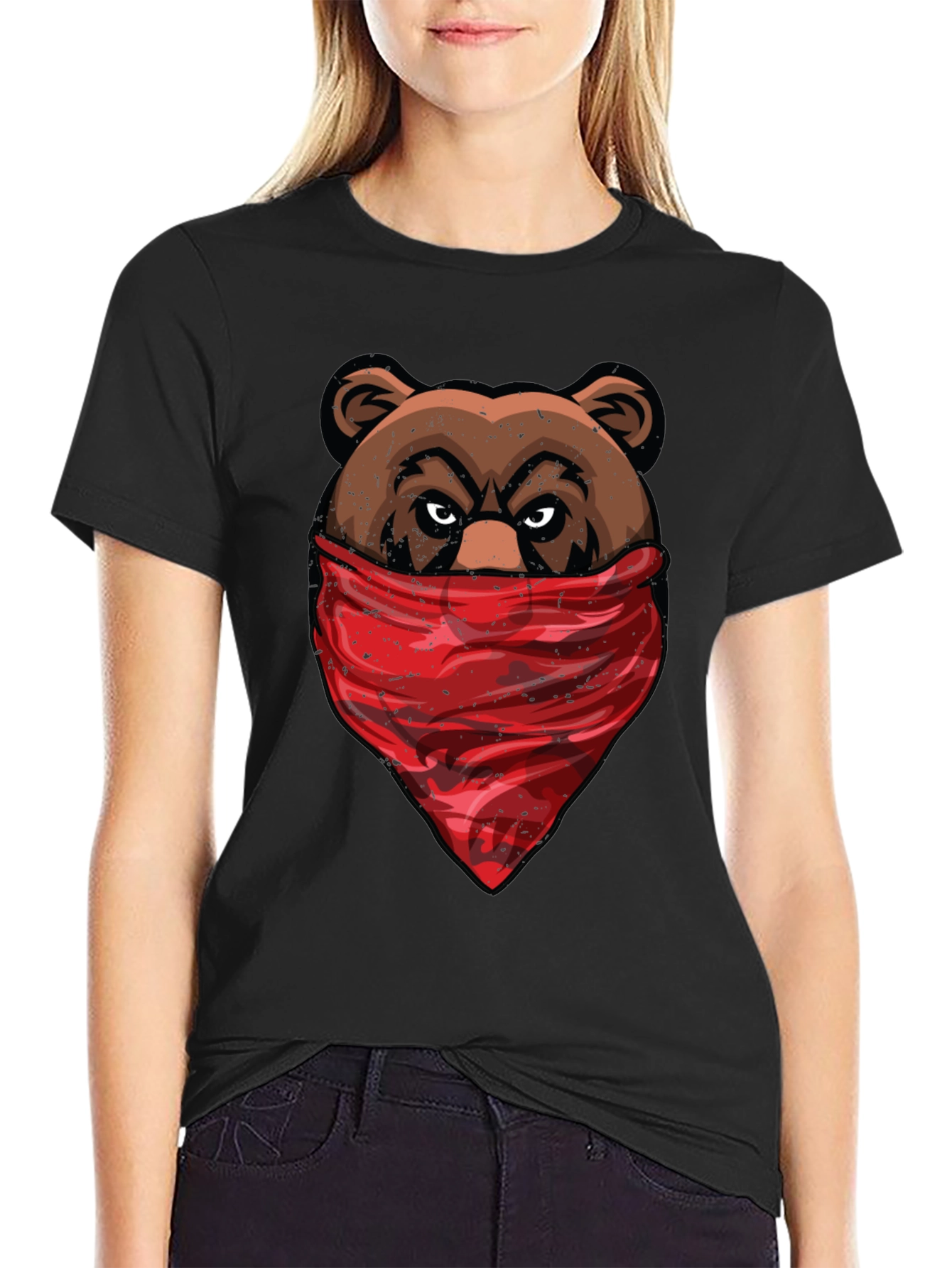 Bear Bandit Graphic Tee - Cool & Edgy Streetwear