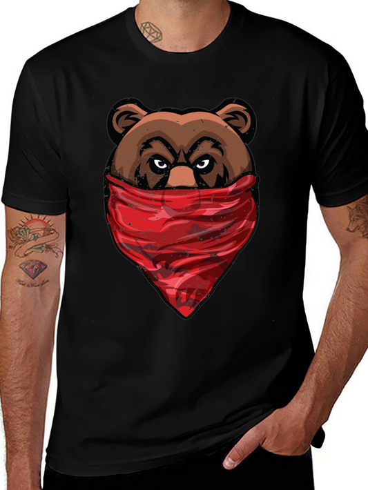 Bear Bandit Graphic Tee - Cool & Edgy Streetwear