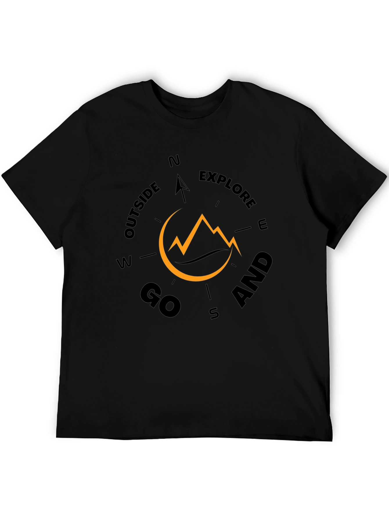 Outdoor Adventure Compass Graphic Tee