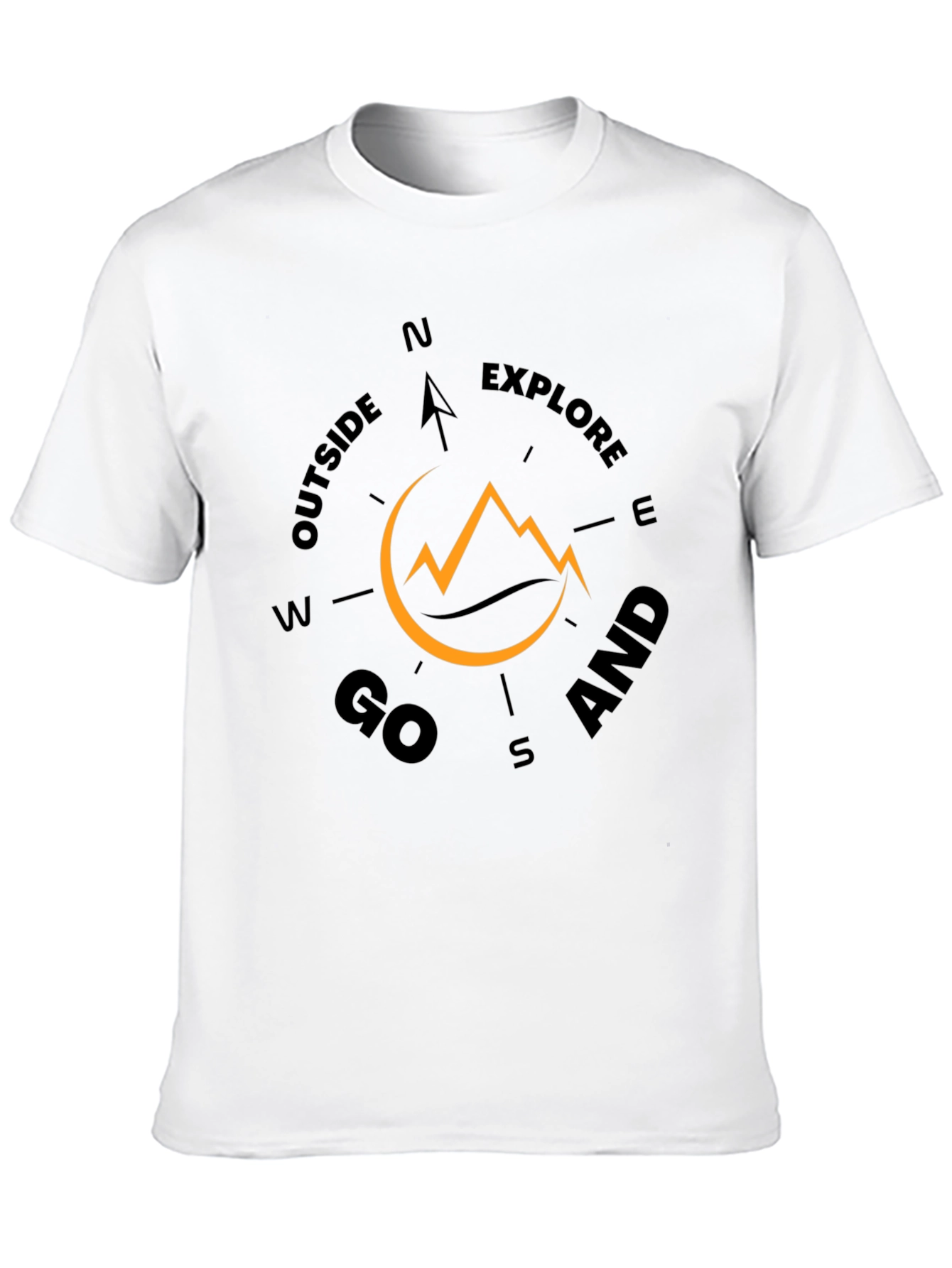 Outdoor Adventure Compass Graphic Tee