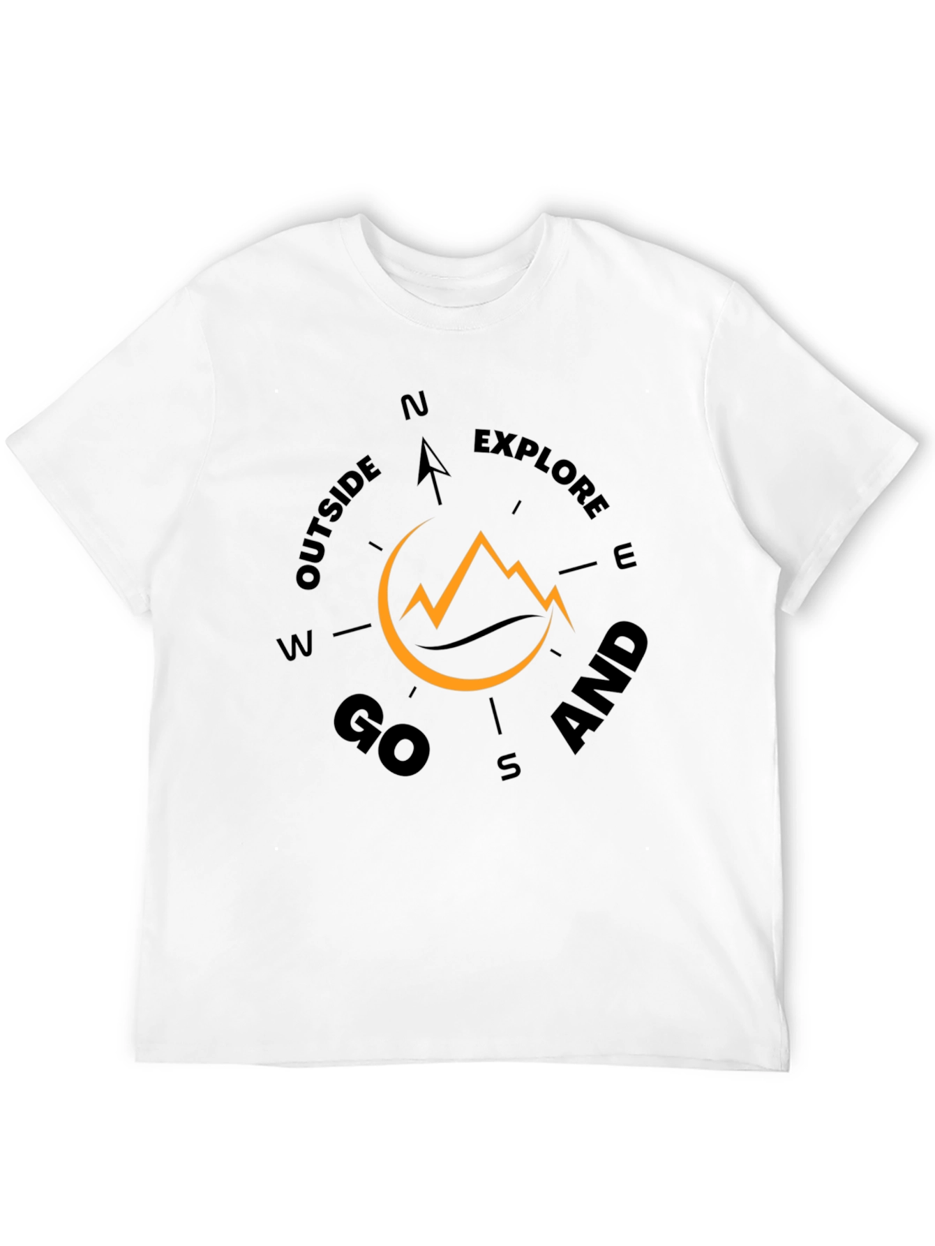 Outdoor Adventure Compass Graphic Tee
