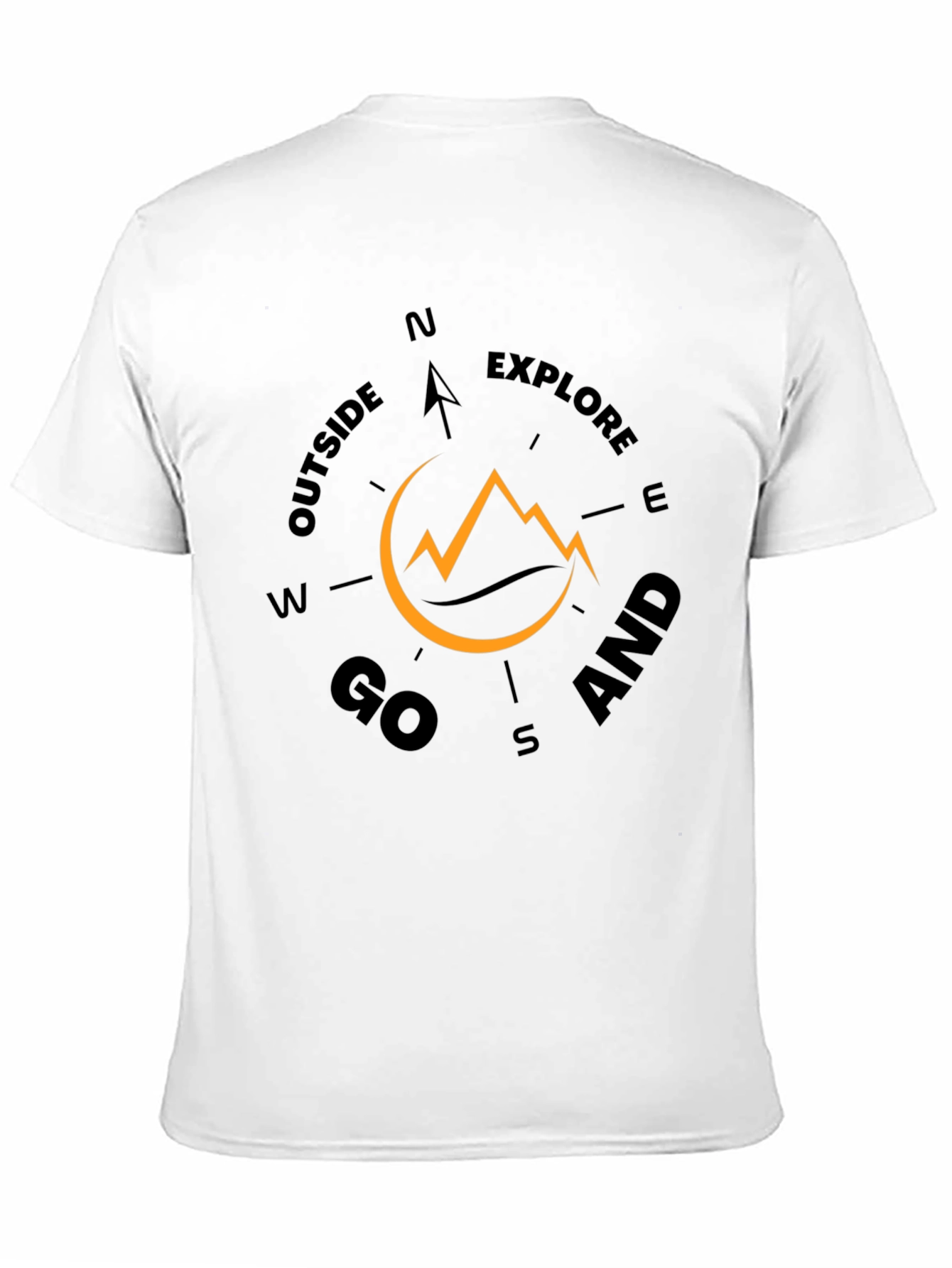 Outdoor Adventure Compass Graphic Tee