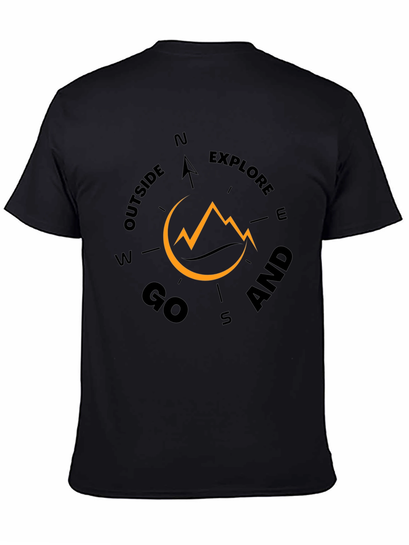 Outdoor Adventure Compass Graphic Tee