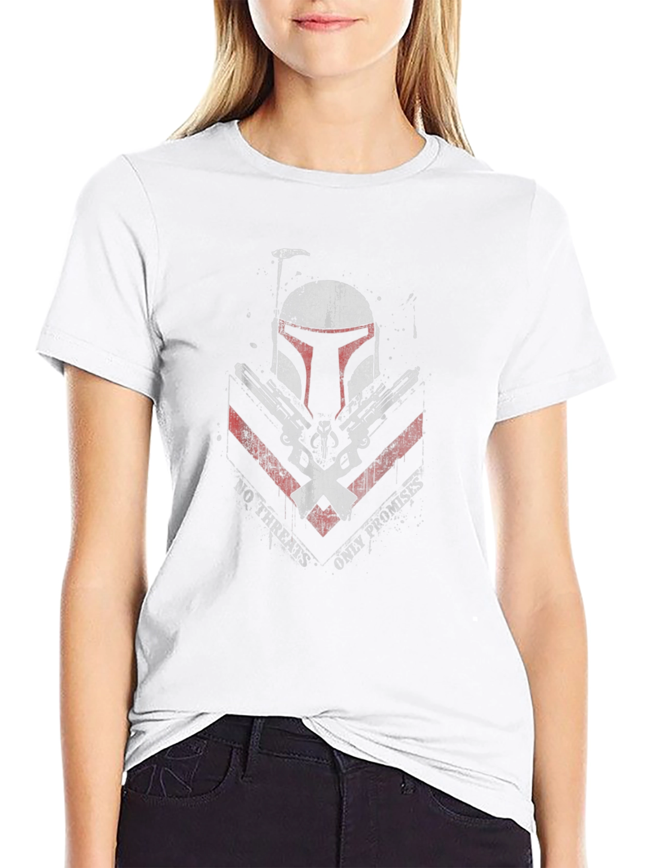 Boba Fett Inspired Graphic Tee - No Threats