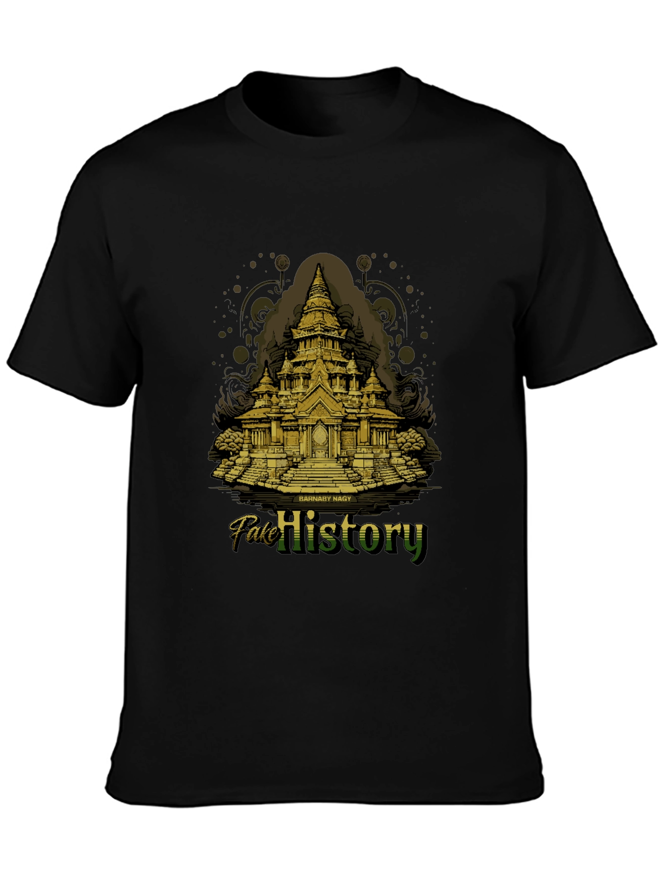 Fake History Temple Graphic T-Shirt