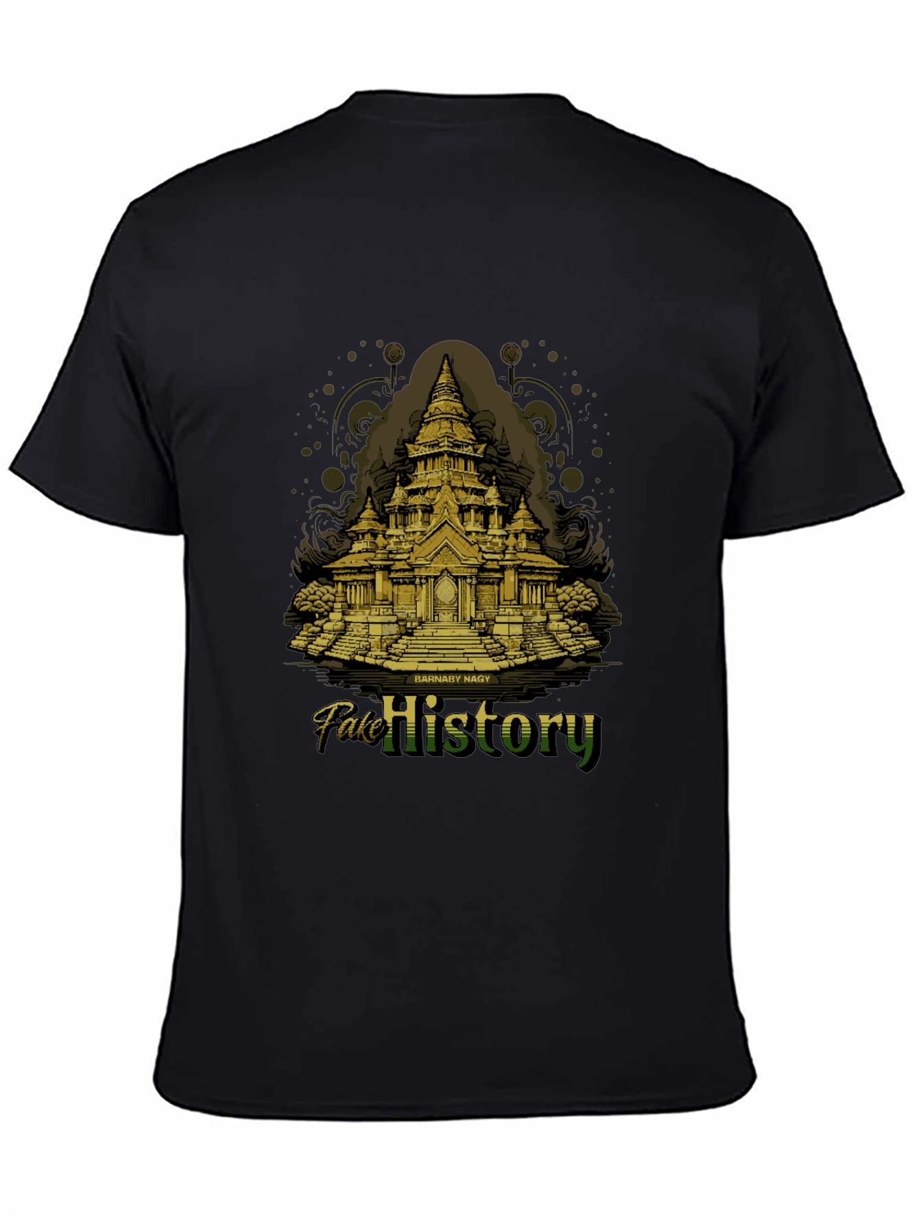 Fake History Temple Graphic T-Shirt