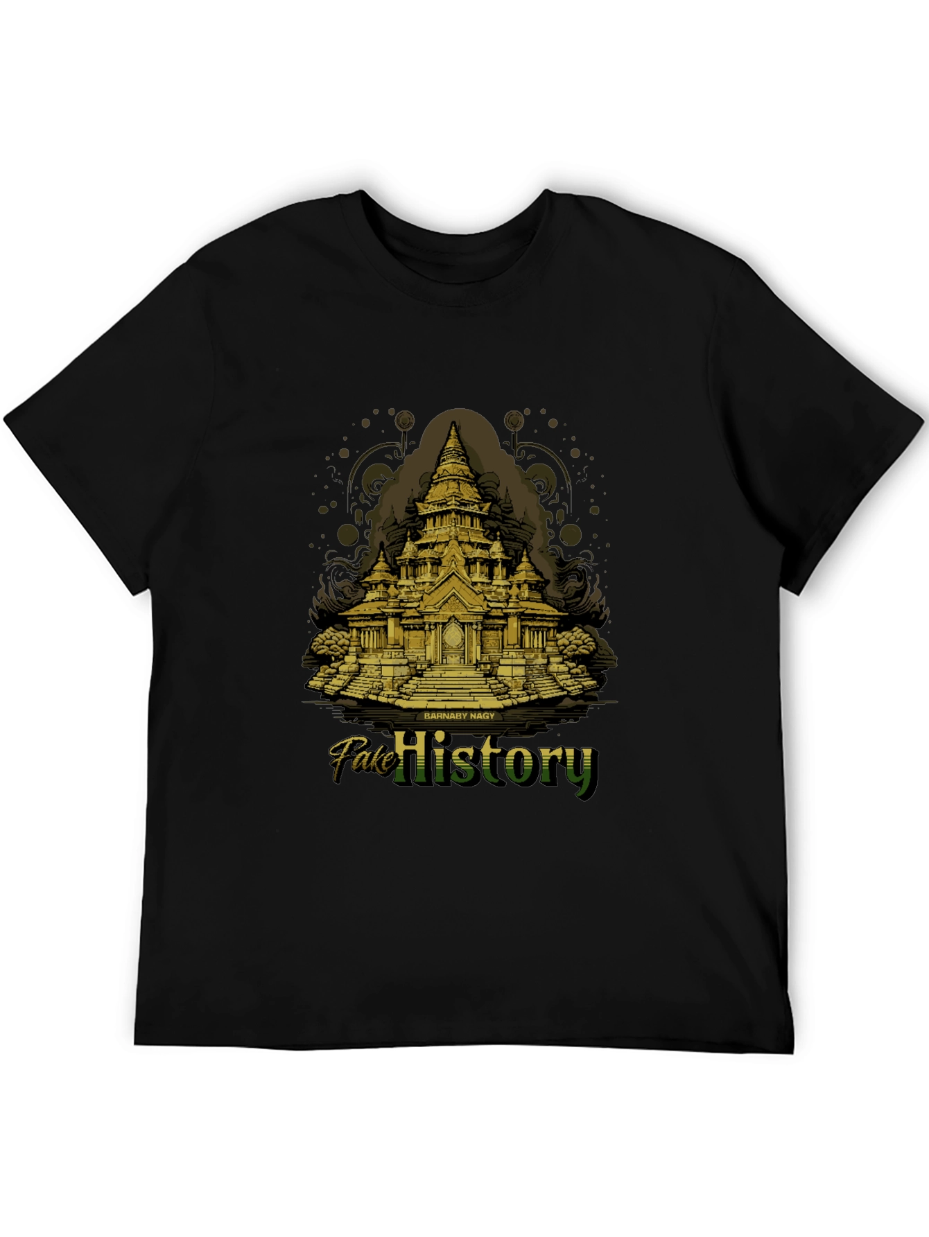 Fake History Temple Graphic T-Shirt