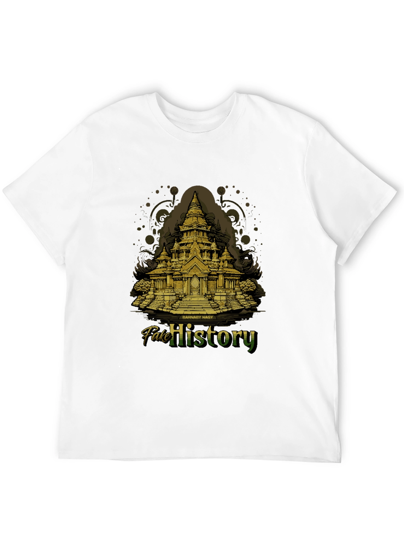 Fake History Temple Graphic T-Shirt