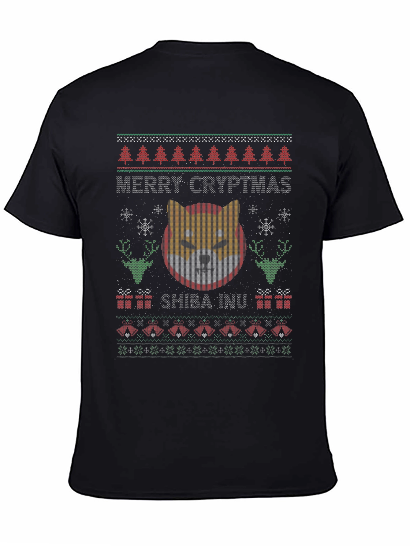 Merry Cryptmas Shiba Inu Ugly Christmas Sweater T-Shirt