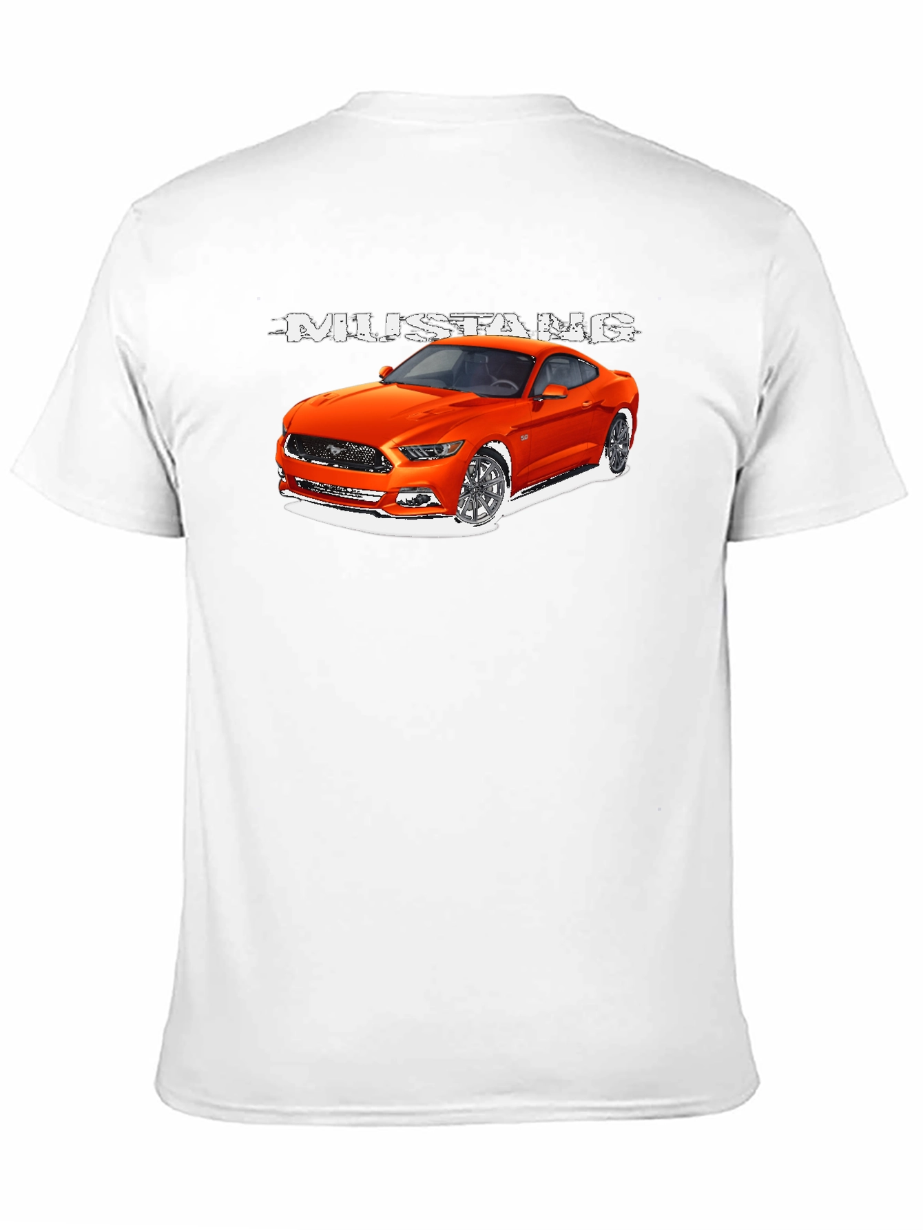 Mustang Car Graphic T-Shirt - Mens Black Tee