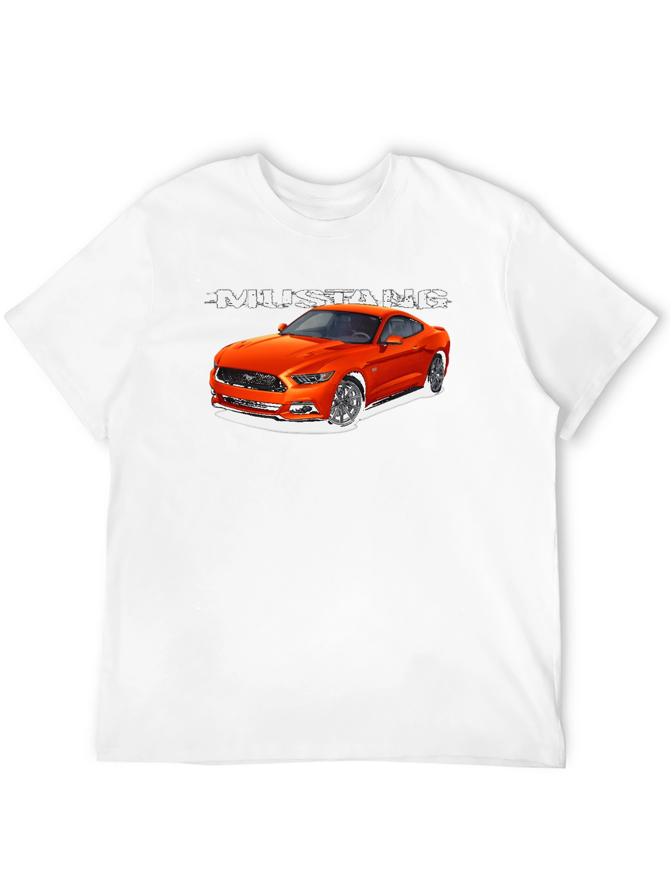 Mustang Car Graphic T-Shirt - Mens Black Tee