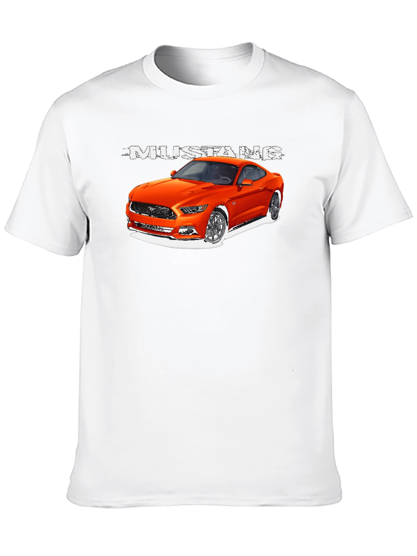 Mustang Car Graphic T-Shirt - Mens Black Tee