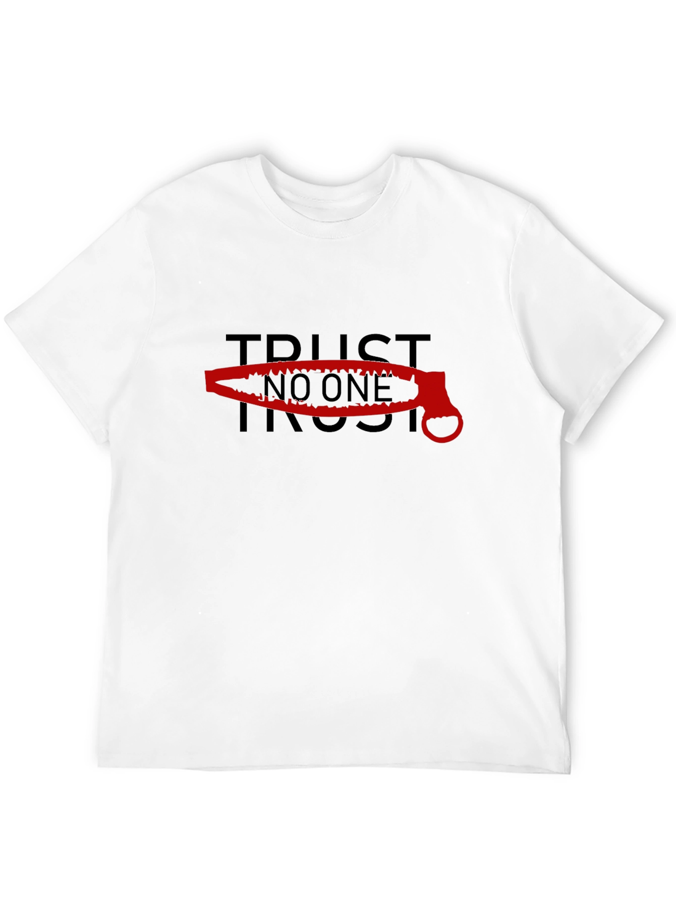 Trust No One Graphic T-Shirt