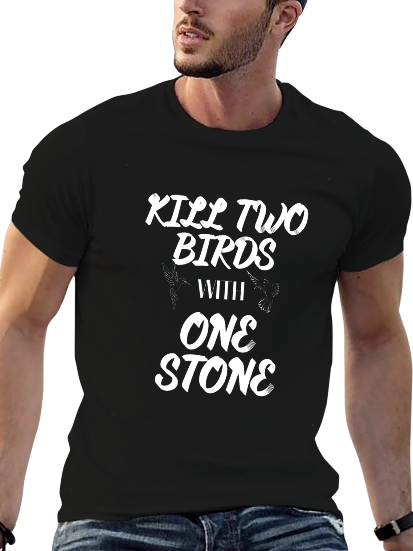 Kill Two Birds T-Shirt - Funny Graphic Tee