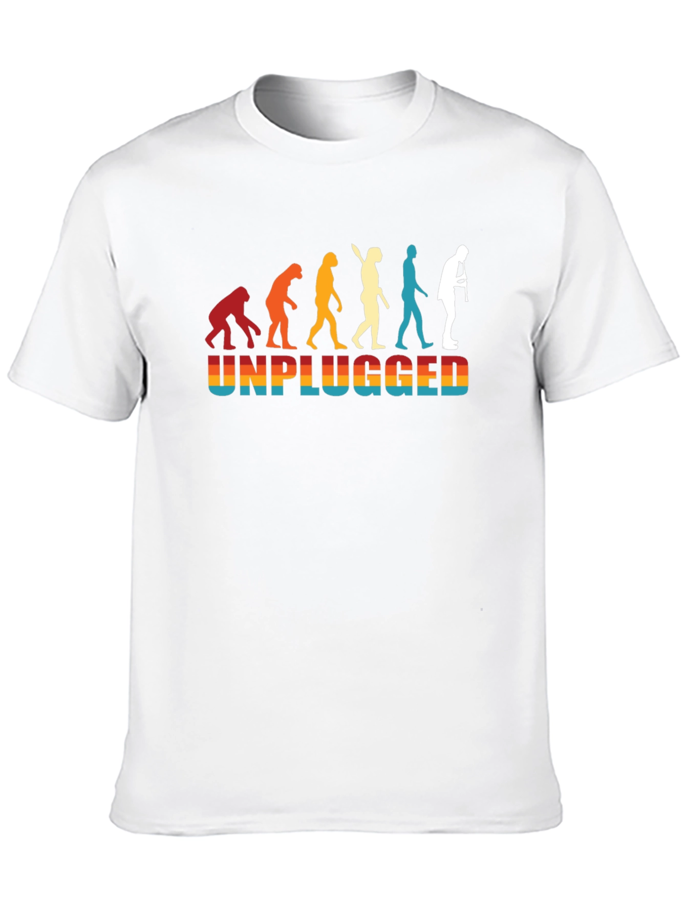 Unplugged Evolution Black T-Shirt