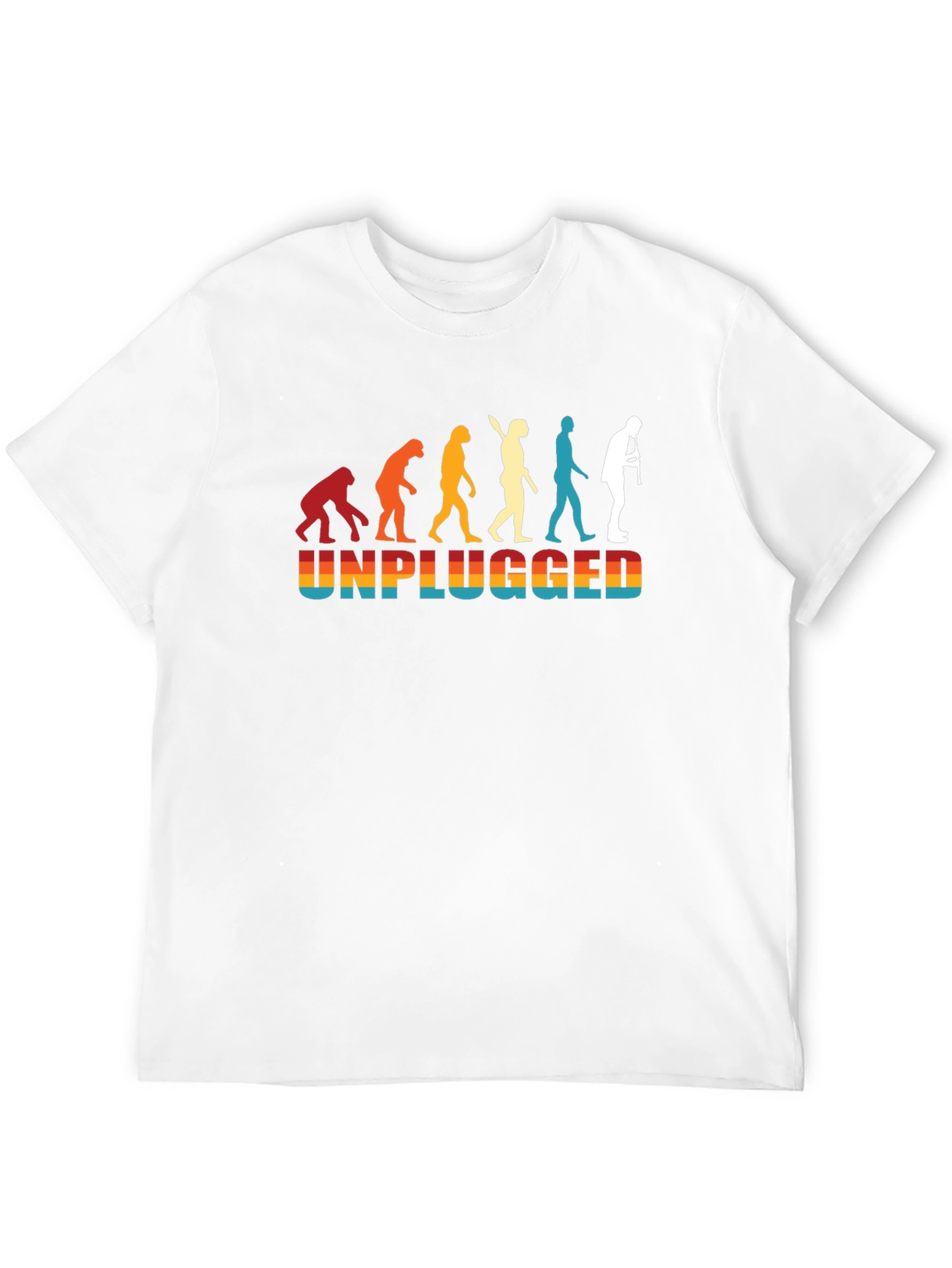 Unplugged Evolution Black T-Shirt