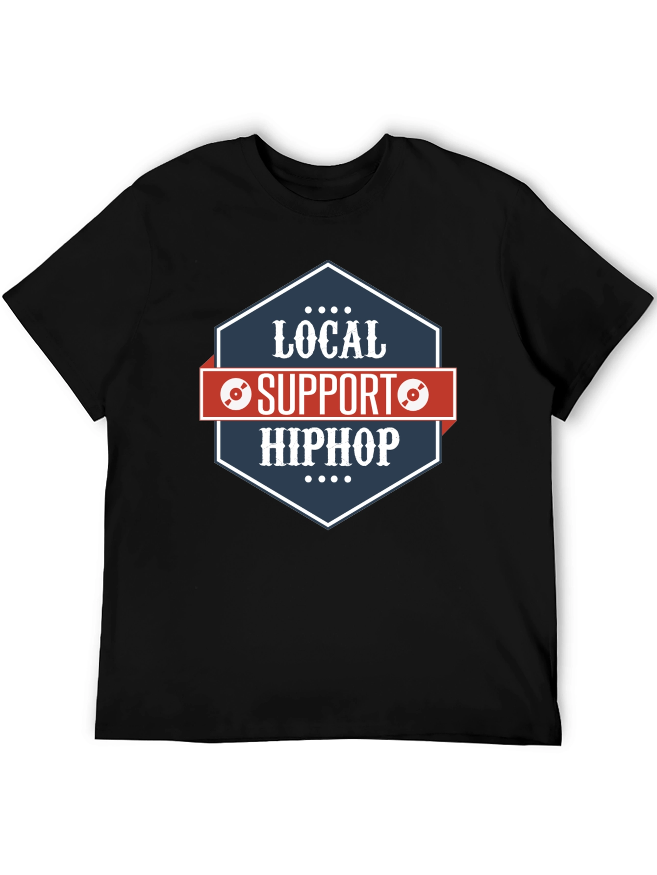 Local Support Hip Hop Graphic T-Shirt