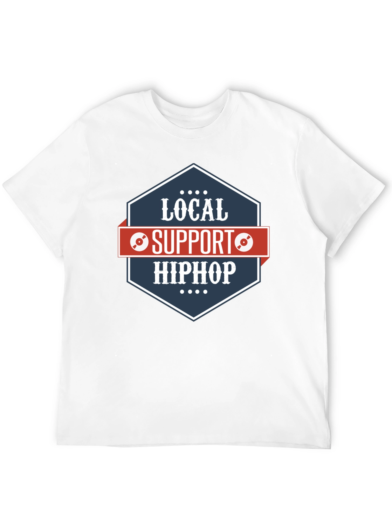 Local Support Hip Hop Graphic T-Shirt