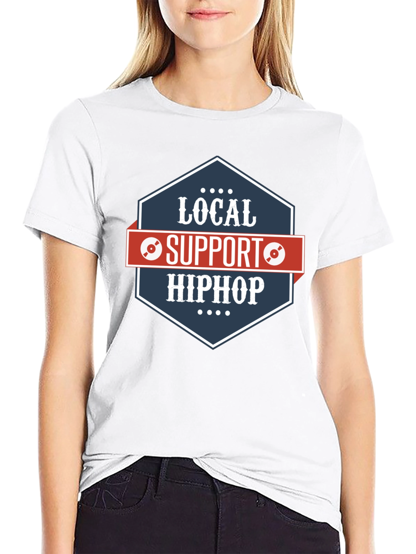 Local Support Hip Hop Graphic T-Shirt