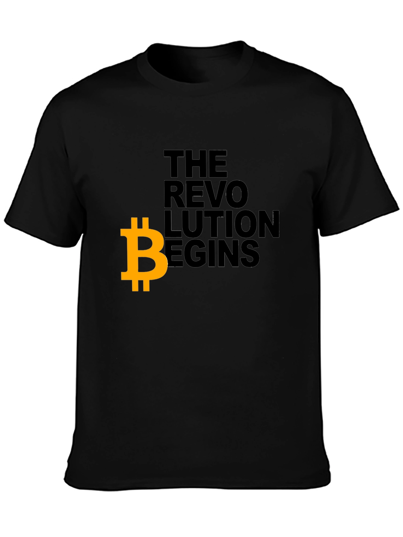 Bitcoin Revolution Begins Graphic T-Shirt