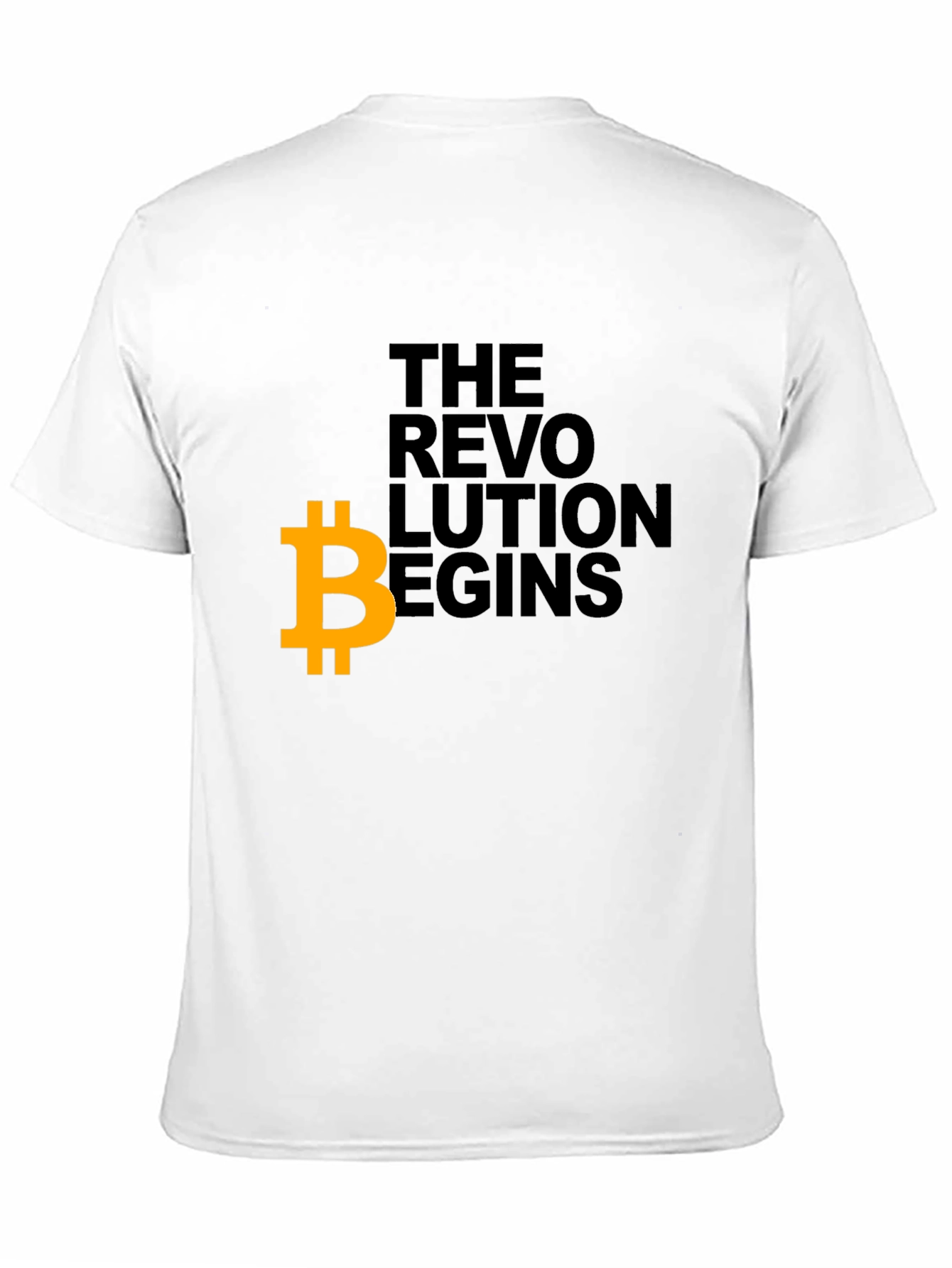 Bitcoin Revolution Begins Graphic T-Shirt
