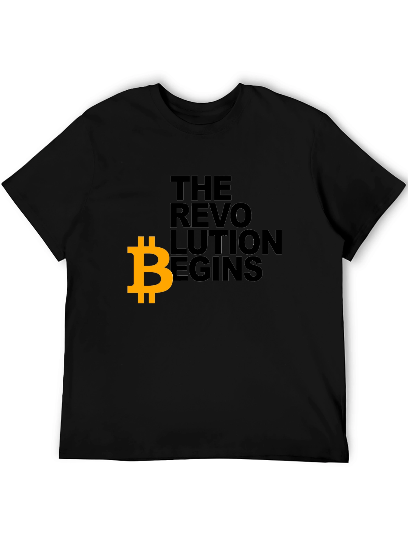 Bitcoin Revolution Begins Graphic T-Shirt
