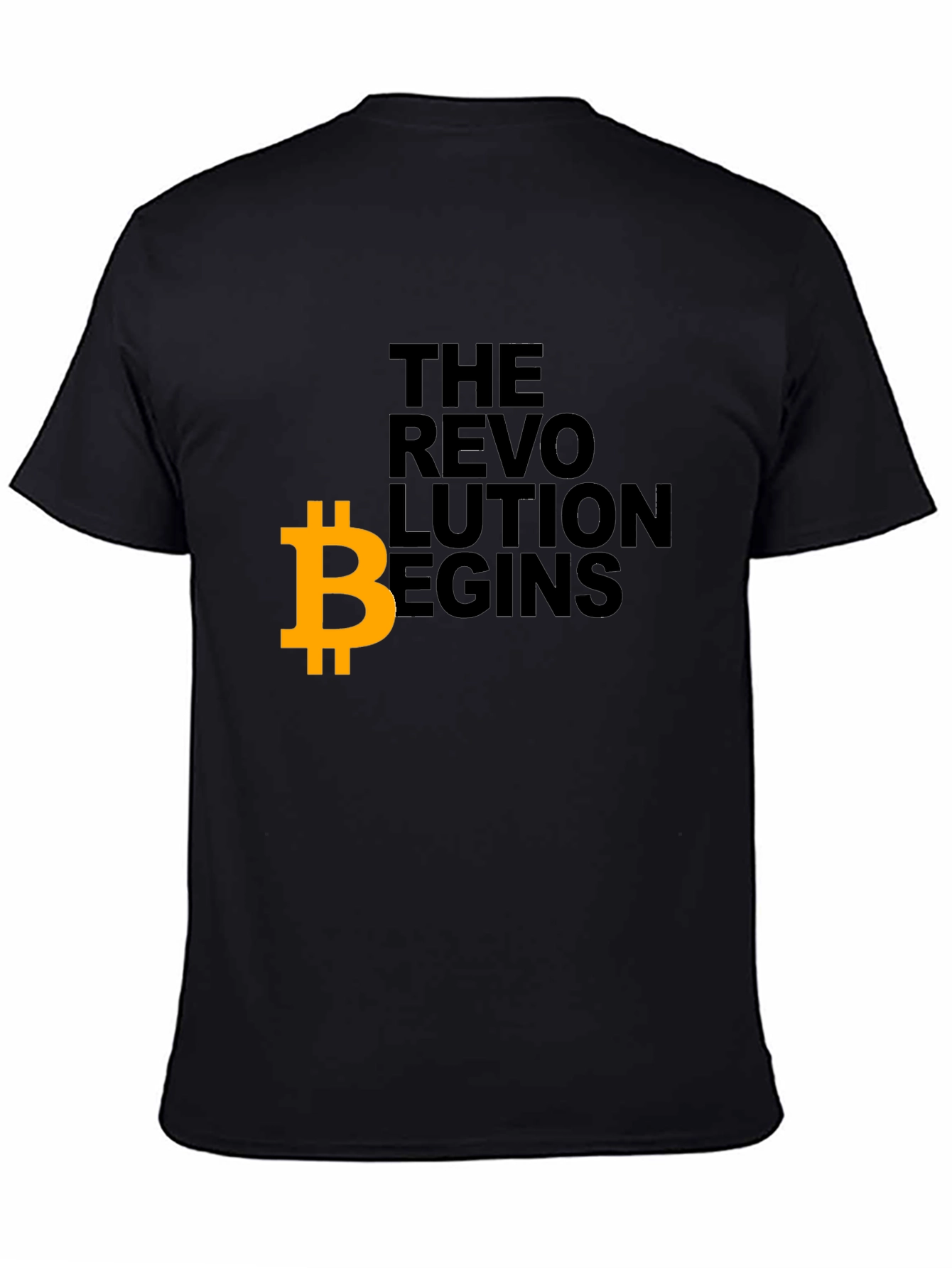 Bitcoin Revolution Begins Graphic T-Shirt