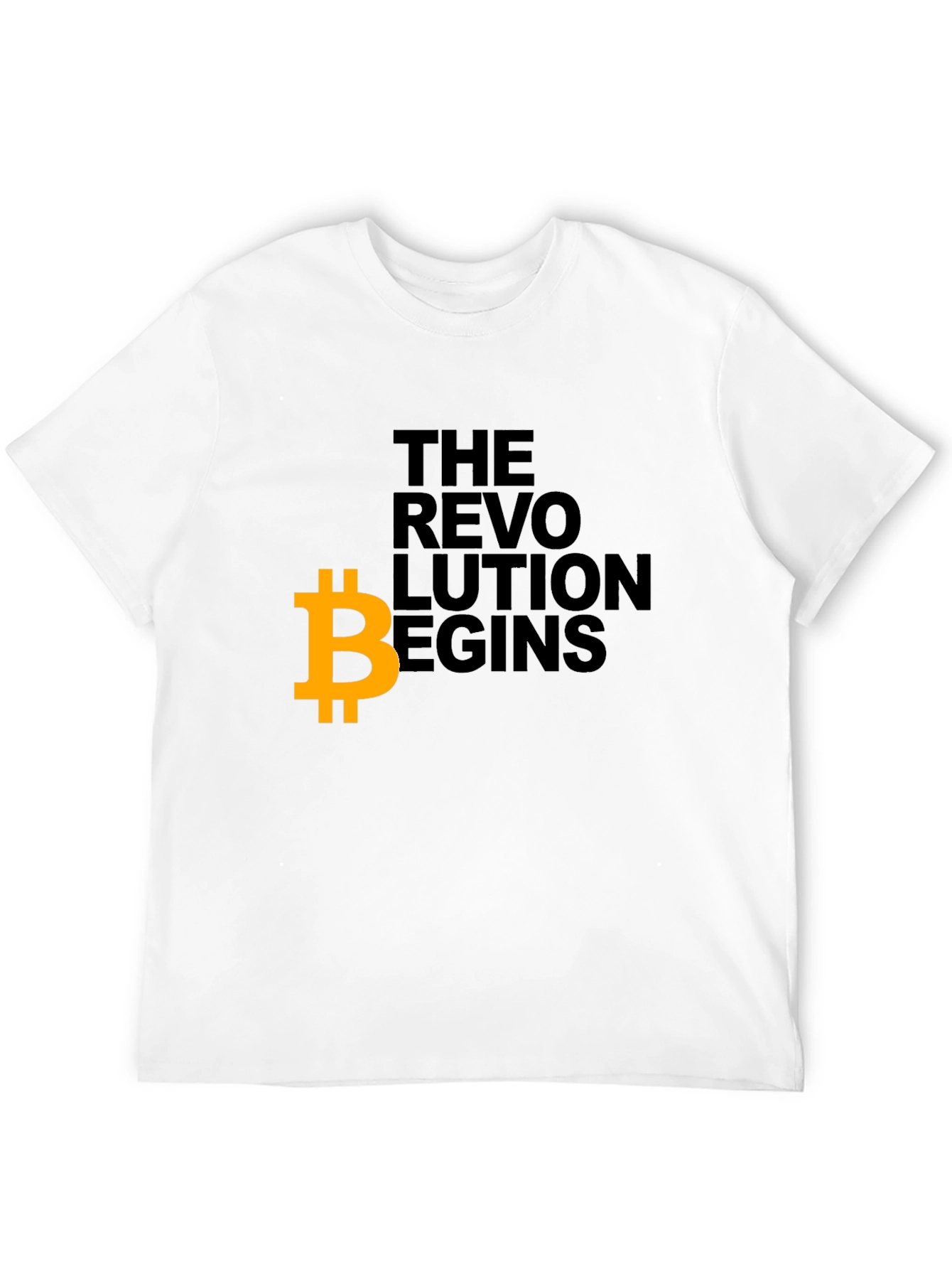 Bitcoin Revolution Begins Graphic T-Shirt