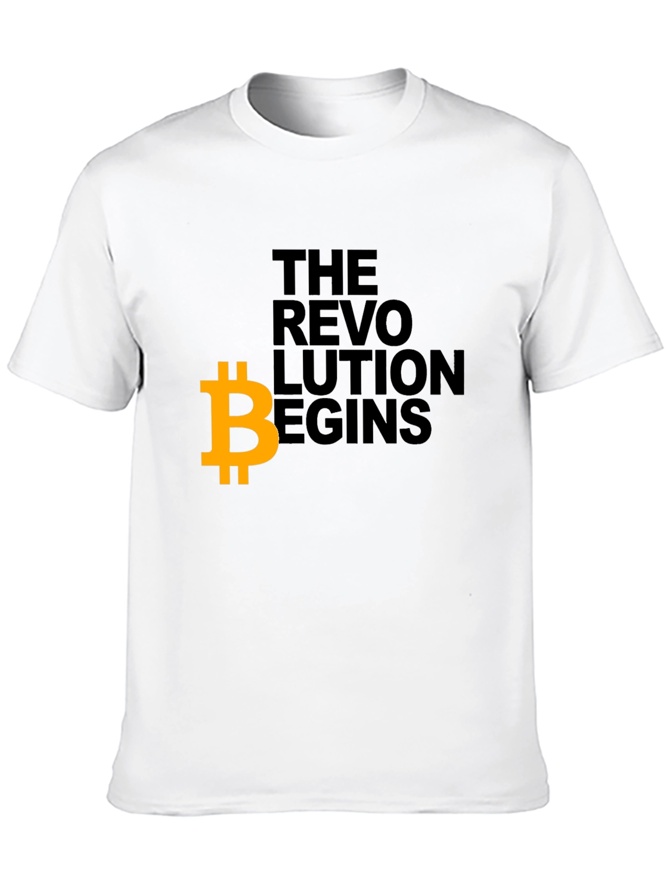 Bitcoin Revolution Begins Graphic T-Shirt