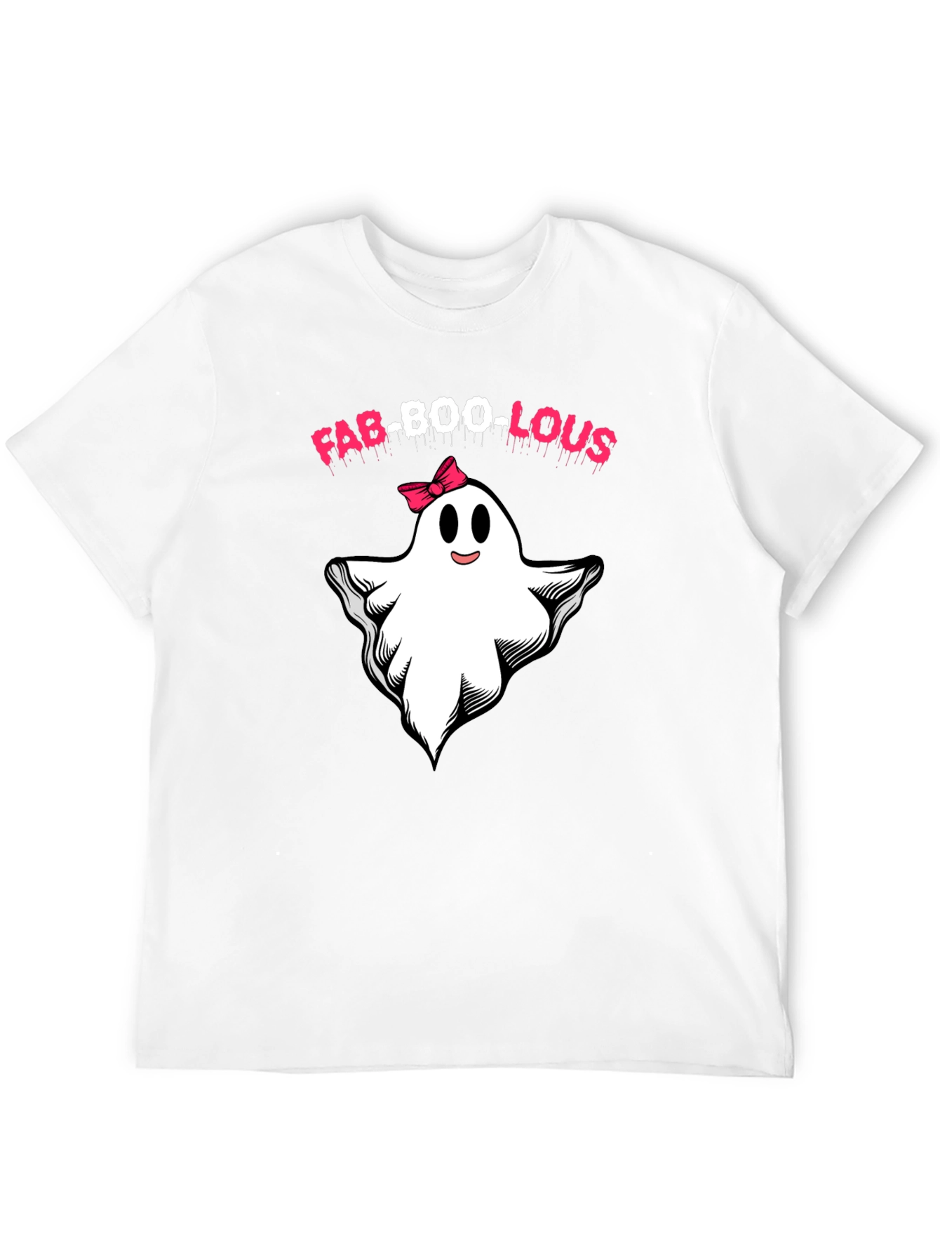 Fab-Boo-Lous Ghost T-Shirt - Halloween Spooky Cute