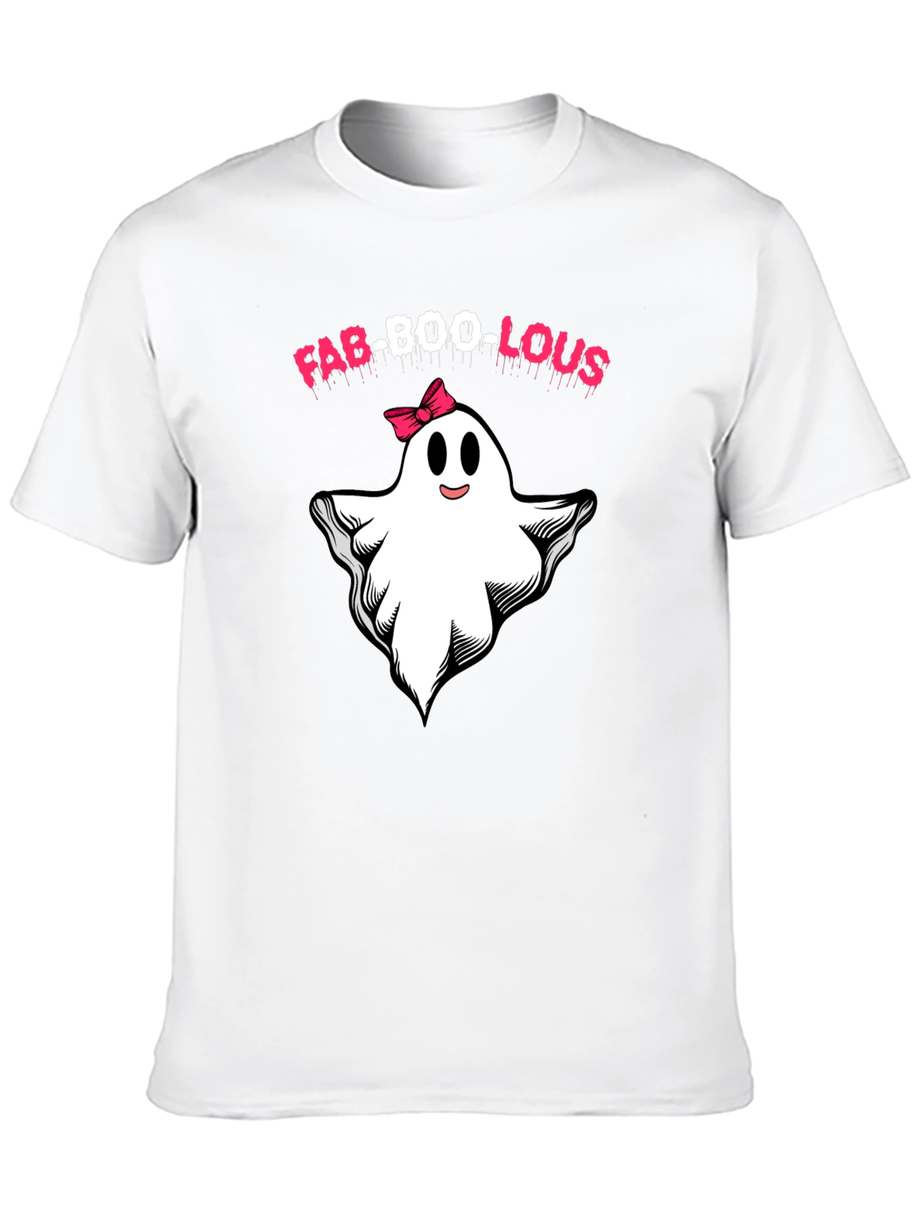 Fab-Boo-Lous Ghost T-Shirt - Halloween Spooky Cute