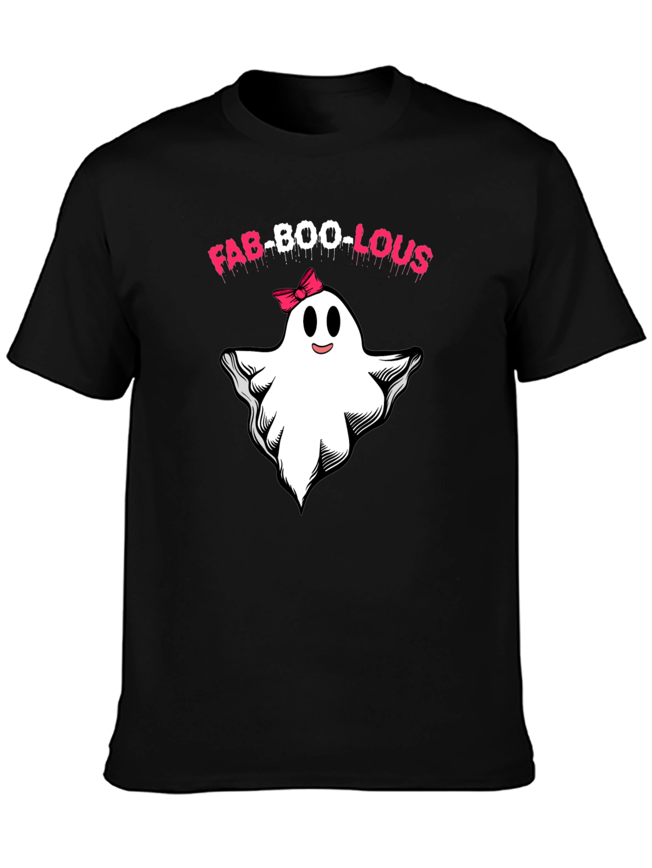 Fab-Boo-Lous Ghost T-Shirt - Halloween Spooky Cute