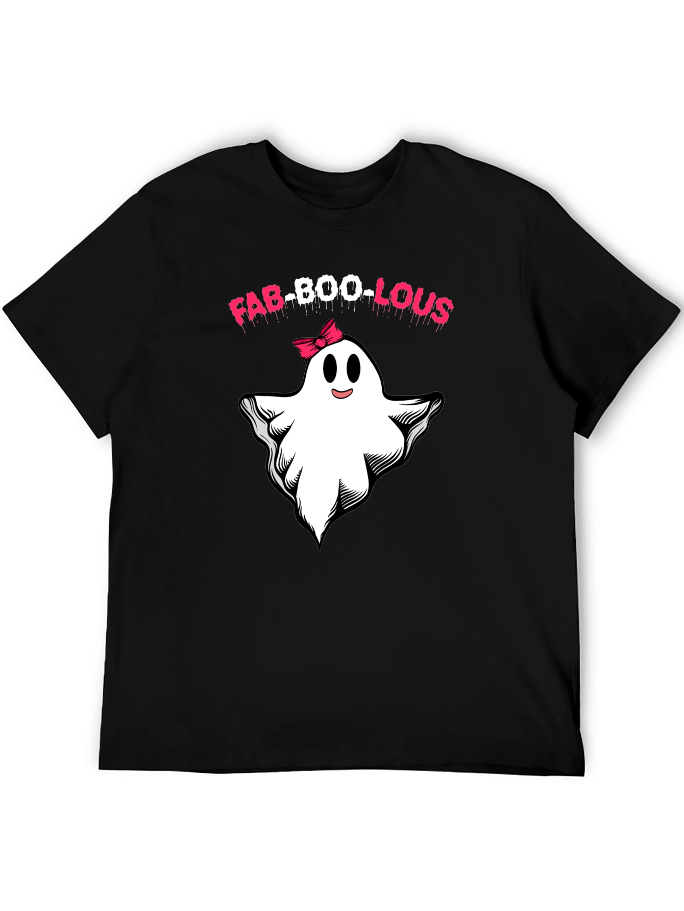 Fab-Boo-Lous Ghost T-Shirt - Halloween Spooky Cute
