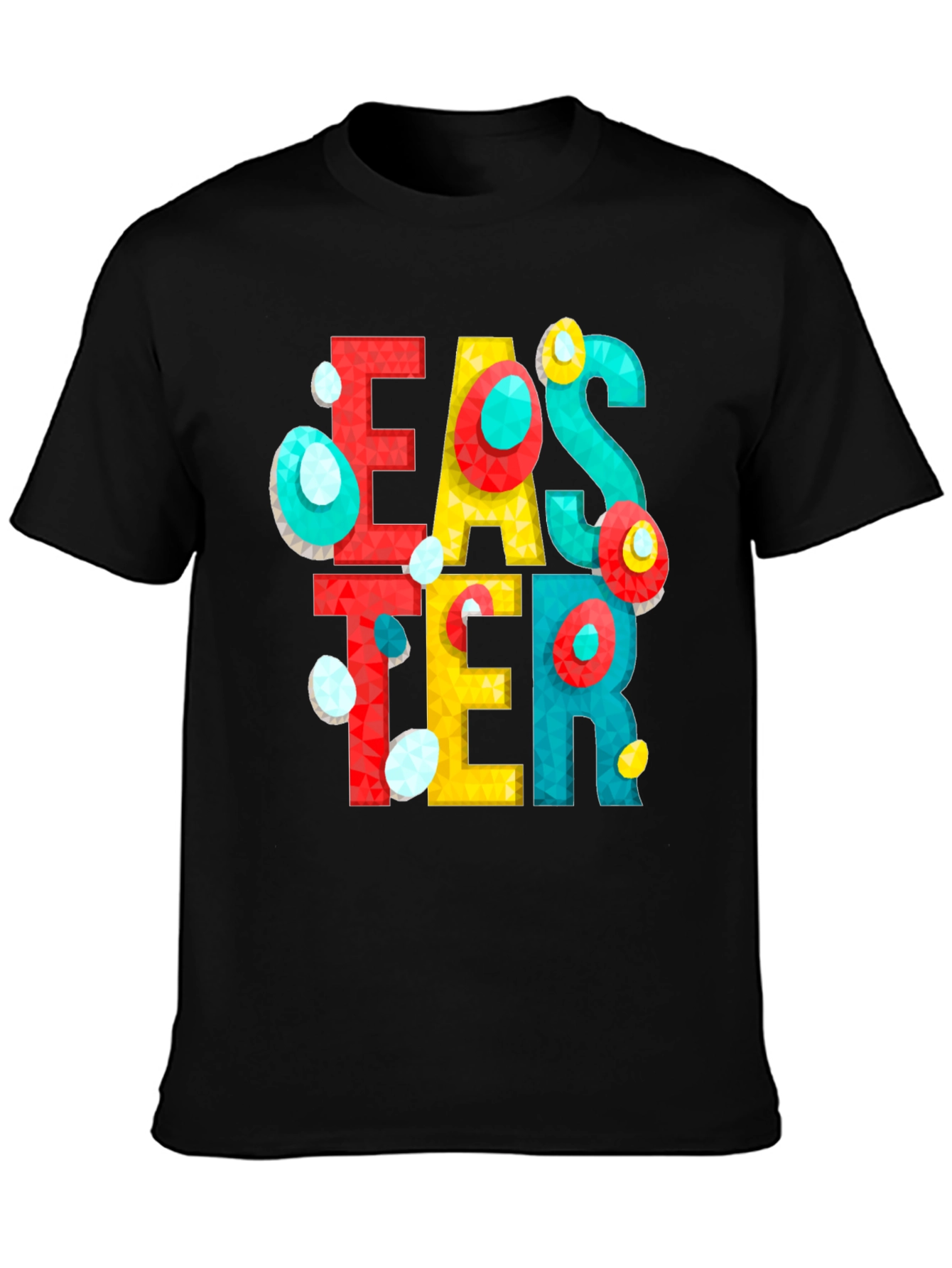 Easter Egg Hunt T-Shirt - Geometric Design