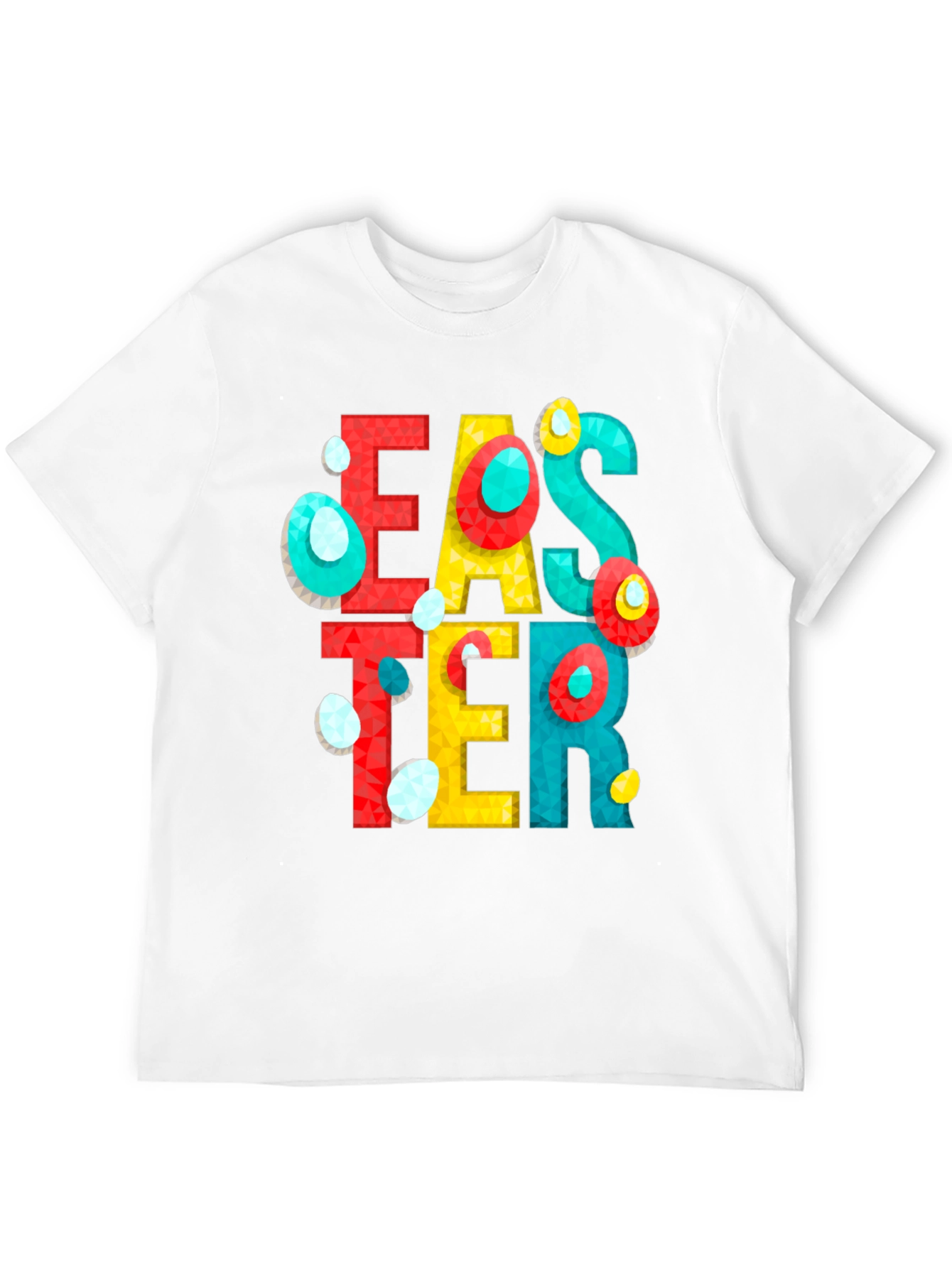 Easter Egg Hunt T-Shirt - Geometric Design