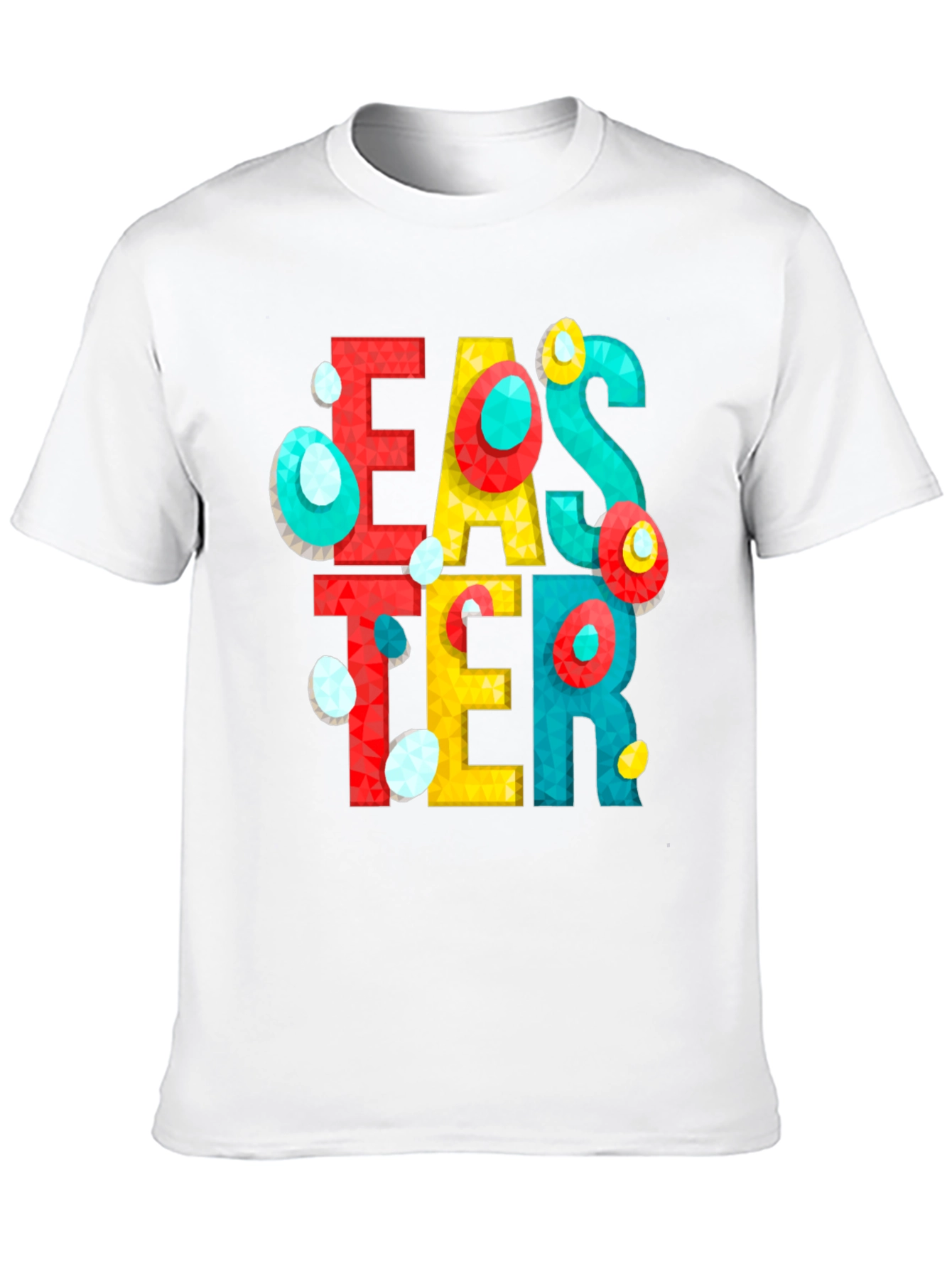 Easter Egg Hunt T-Shirt - Geometric Design