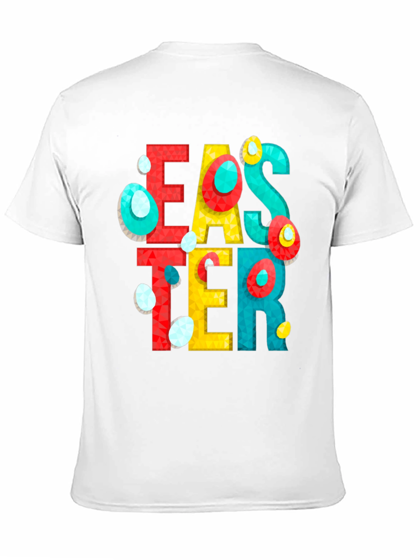 Easter Egg Hunt T-Shirt - Geometric Design