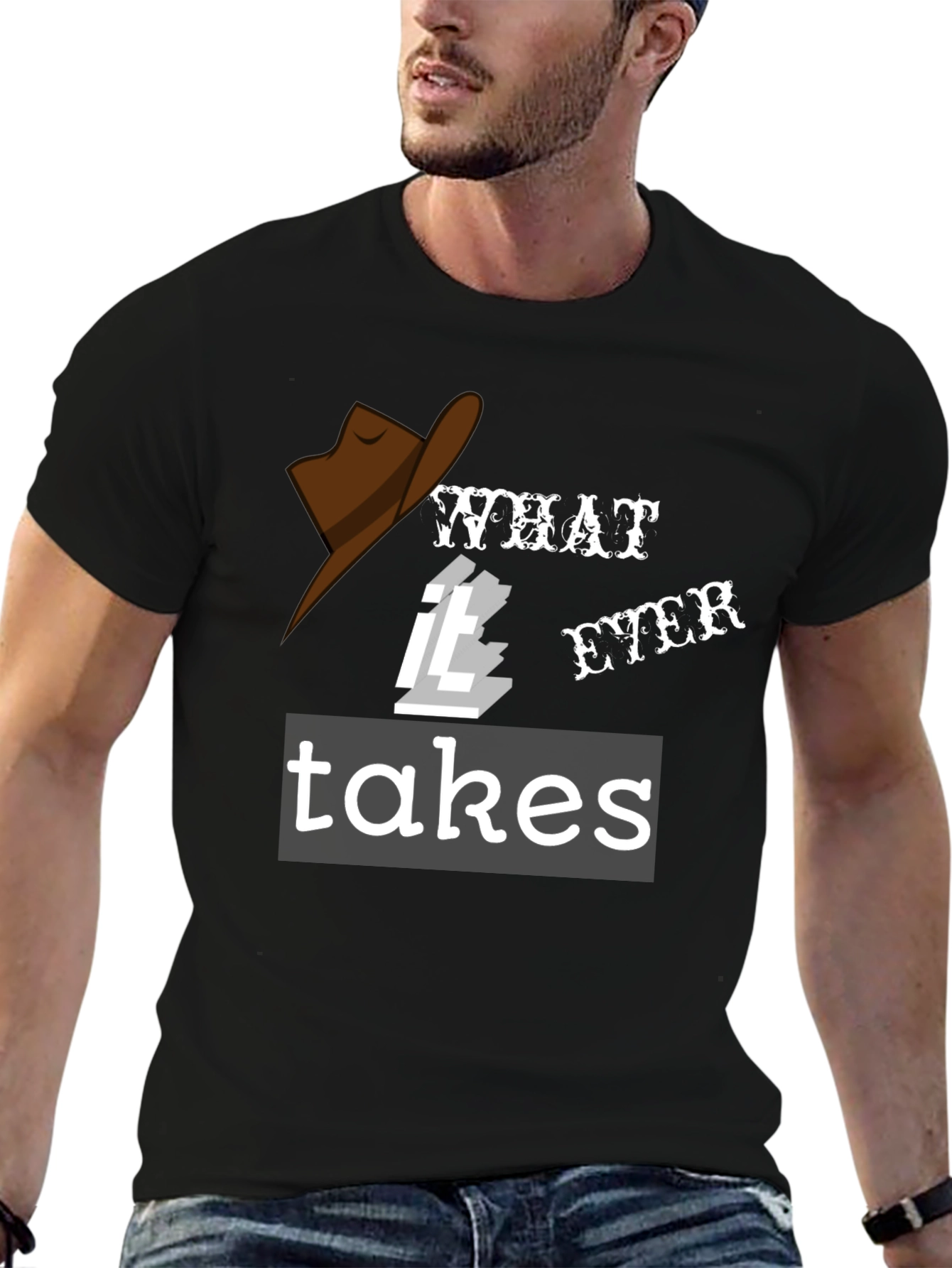 What IT Ever Takes Cowboy Hat T-Shirt