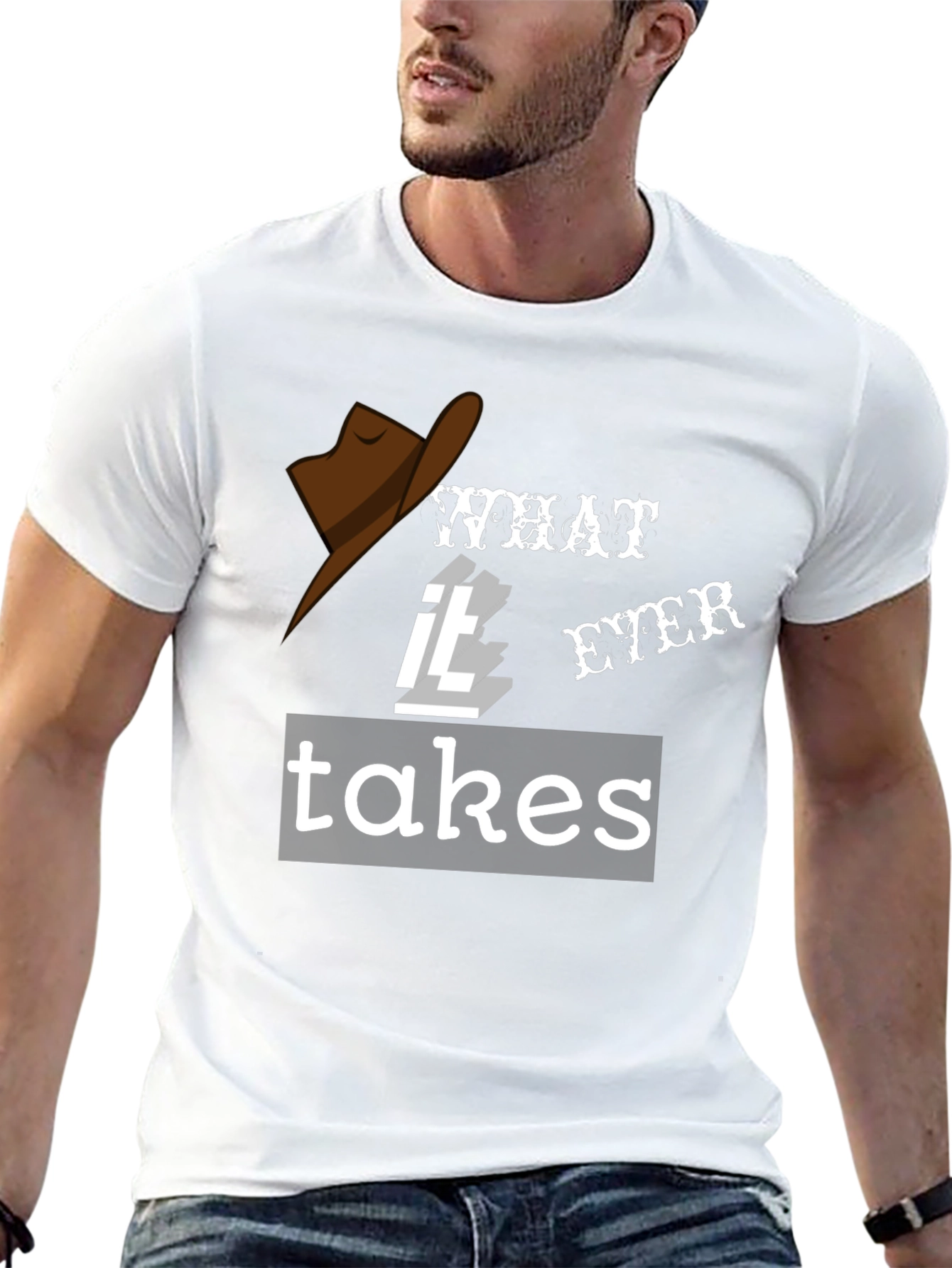What IT Ever Takes Cowboy Hat T-Shirt