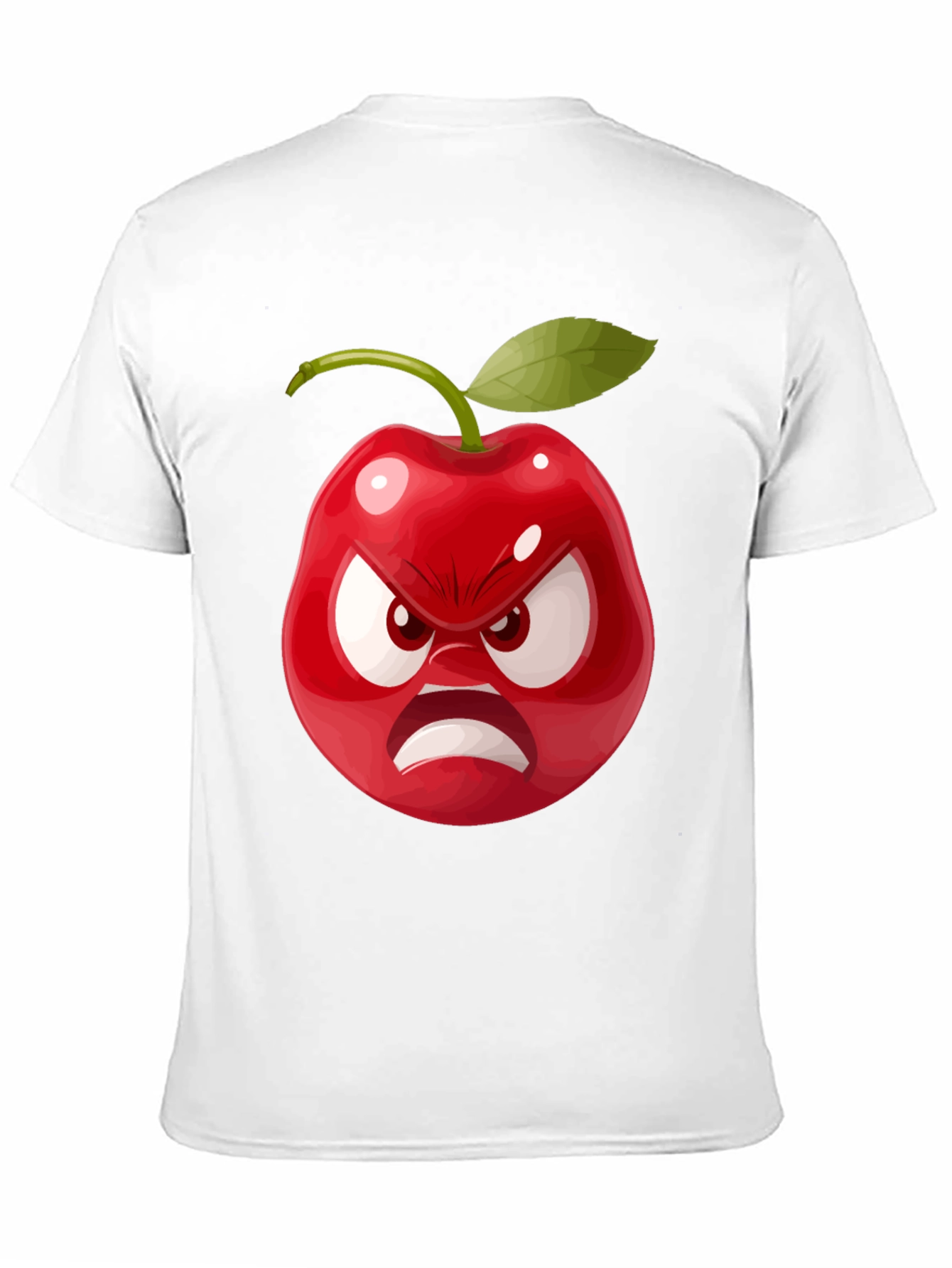 Angry Cherry Graphic Tee - Unisex Cotton T-Shirt