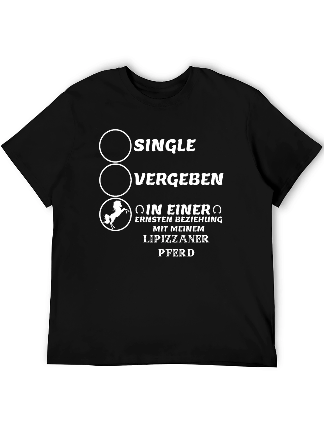 Funny Lipizzaner Horse T-Shirt - Relationship Status