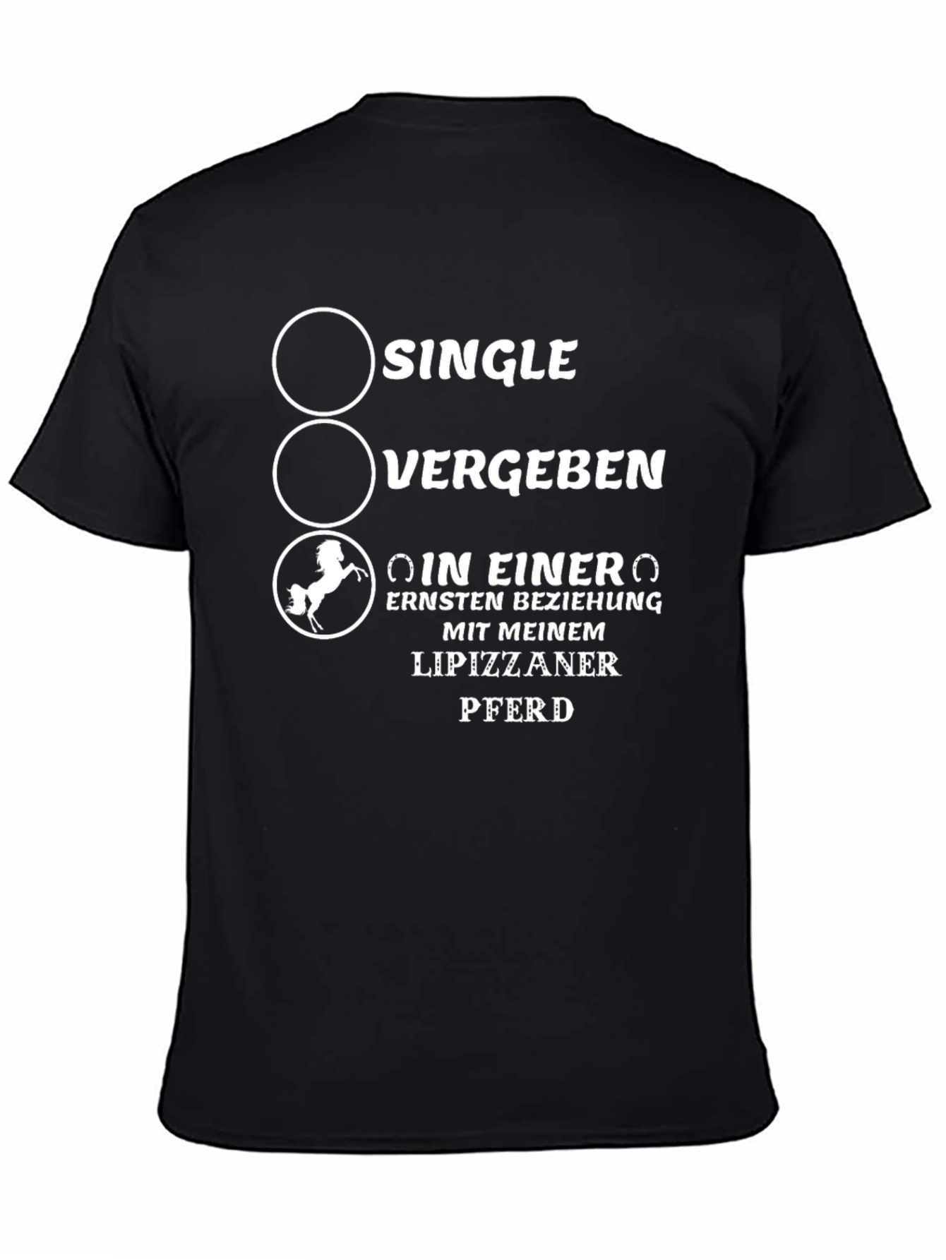 Funny Lipizzaner Horse T-Shirt - Relationship Status