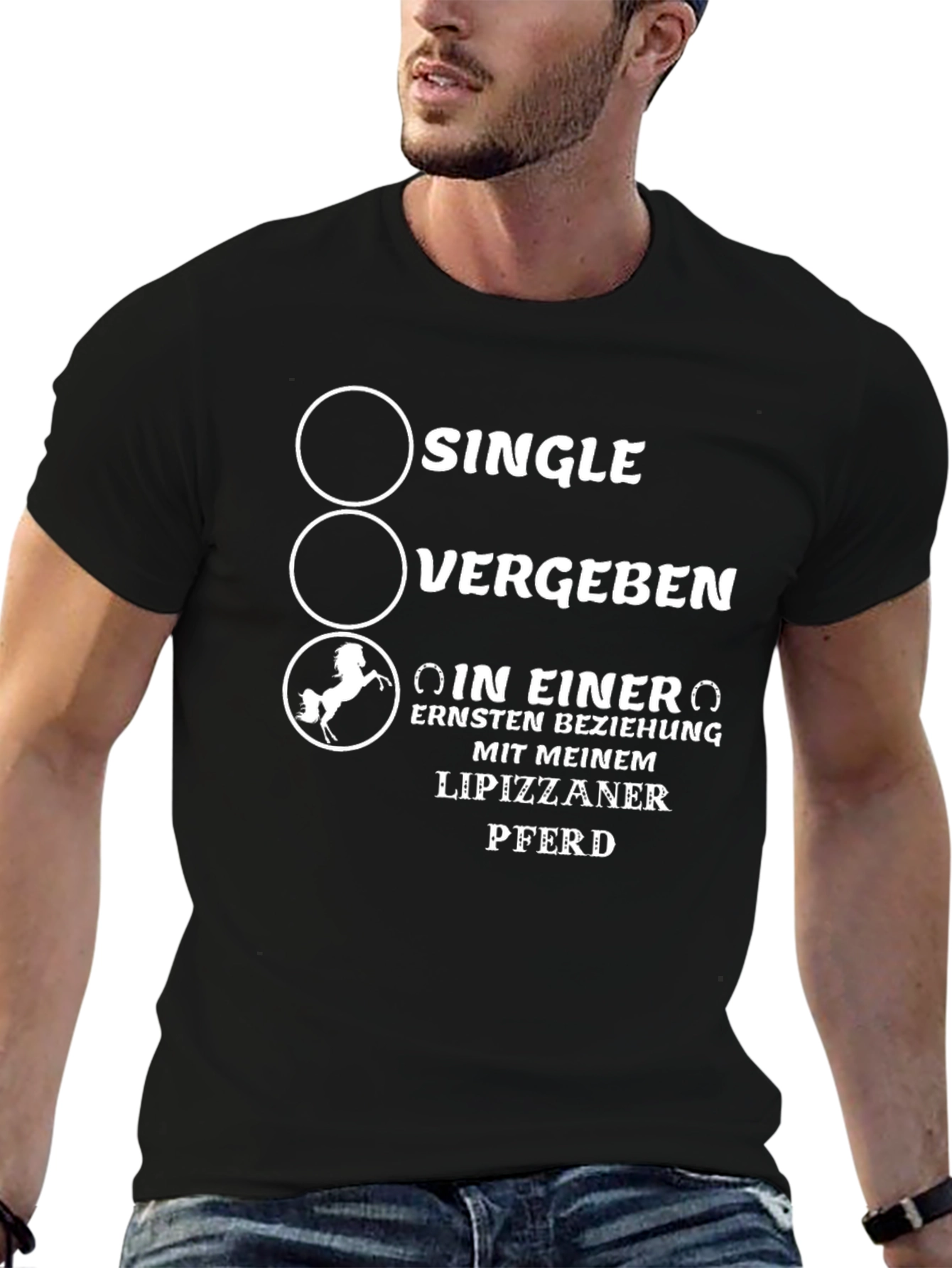 Funny Lipizzaner Horse T-Shirt - Relationship Status