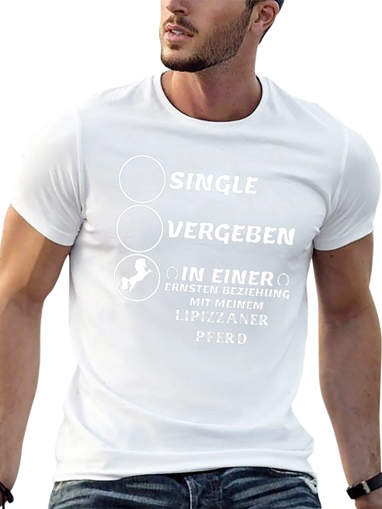 Funny Lipizzaner Horse T-Shirt - Relationship Status