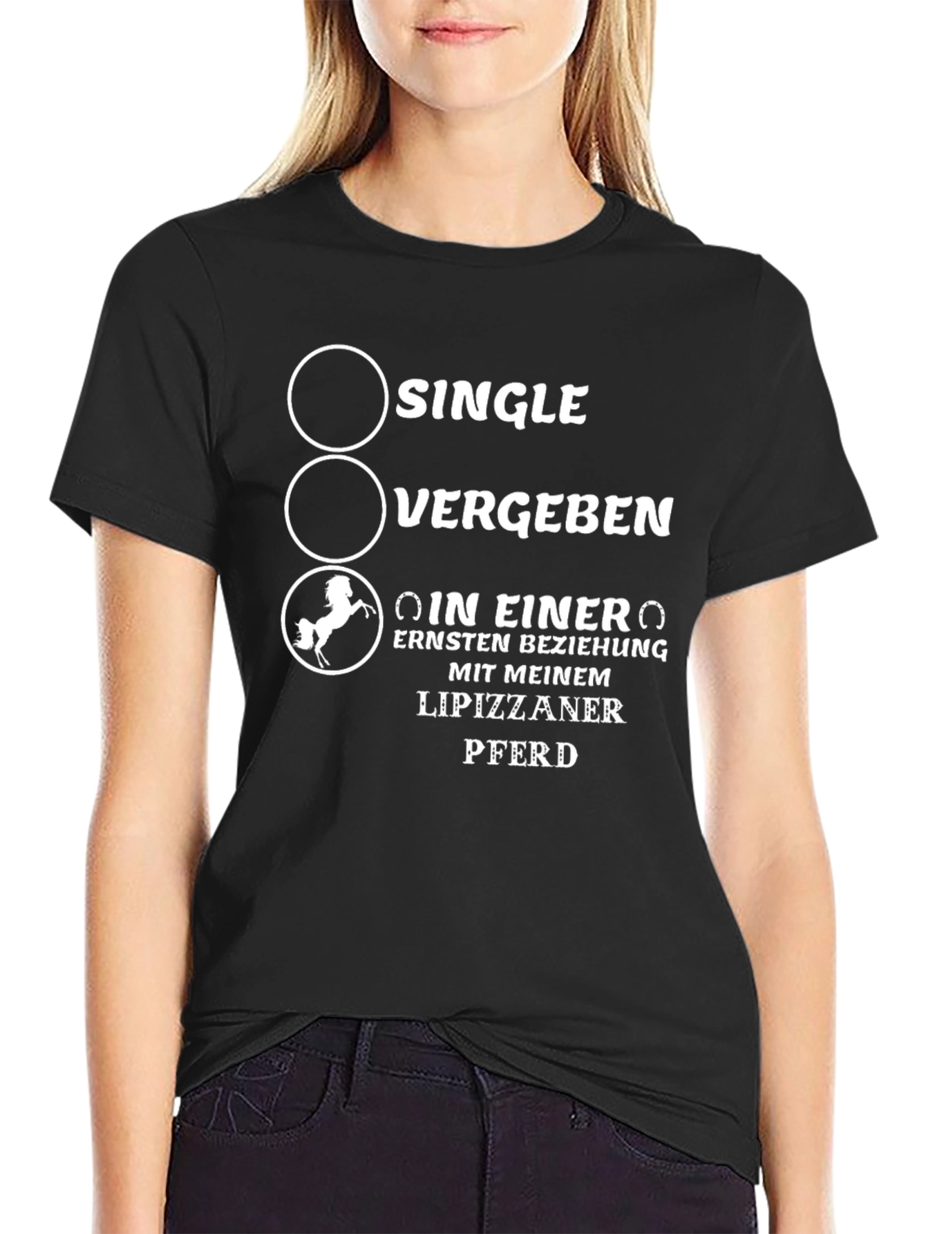 Funny Lipizzaner Horse T-Shirt - Relationship Status