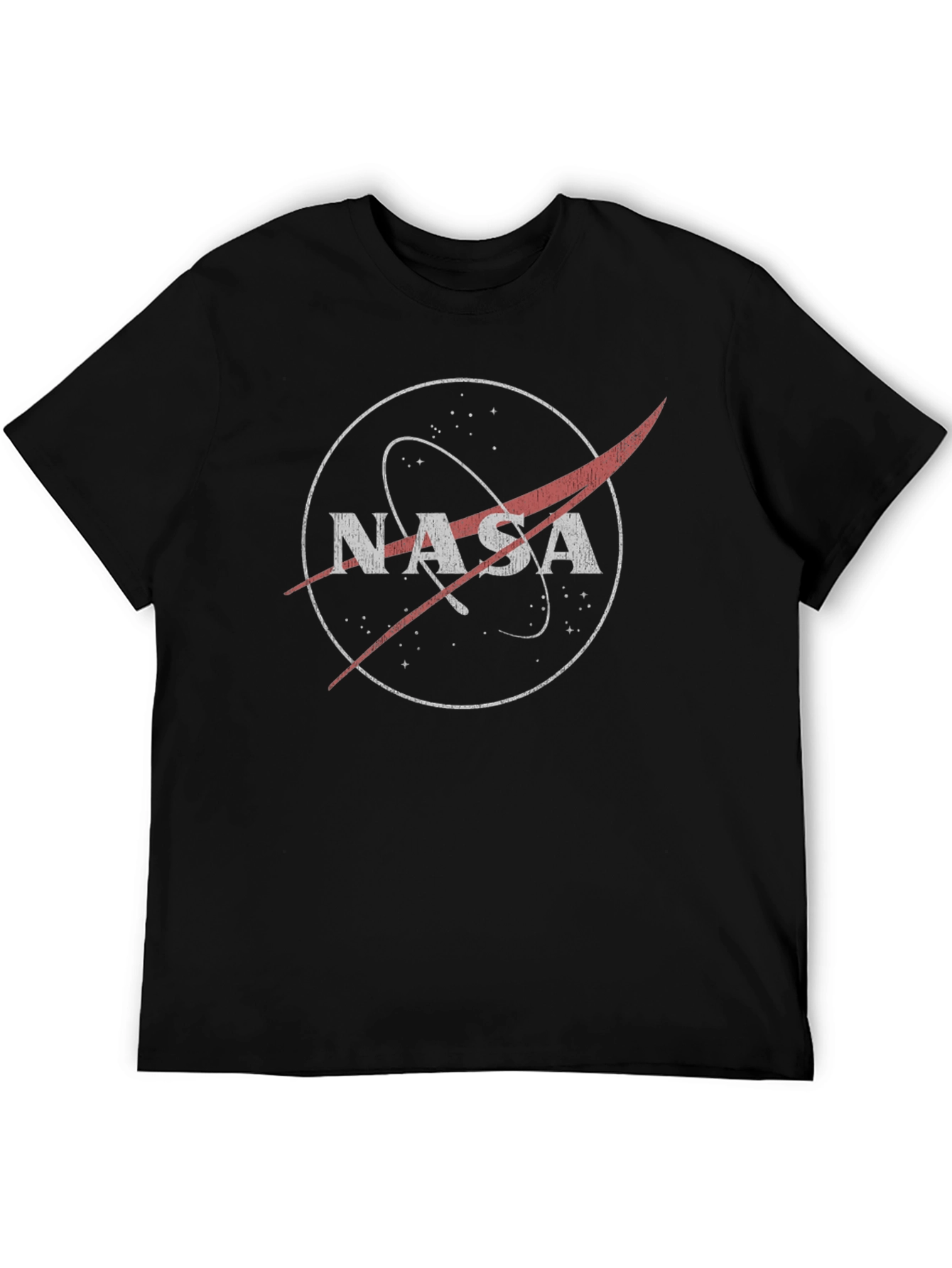 NASA Retro Logo Black T-Shirt