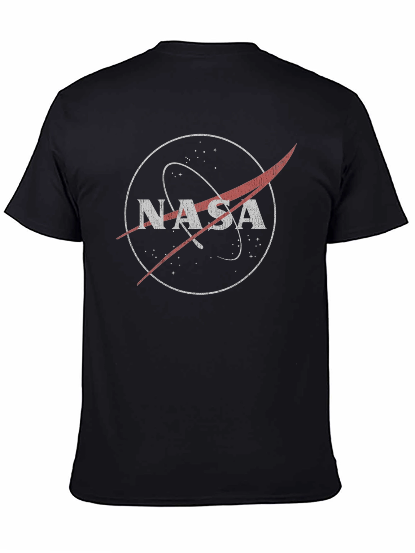 NASA Retro Logo Black T-Shirt