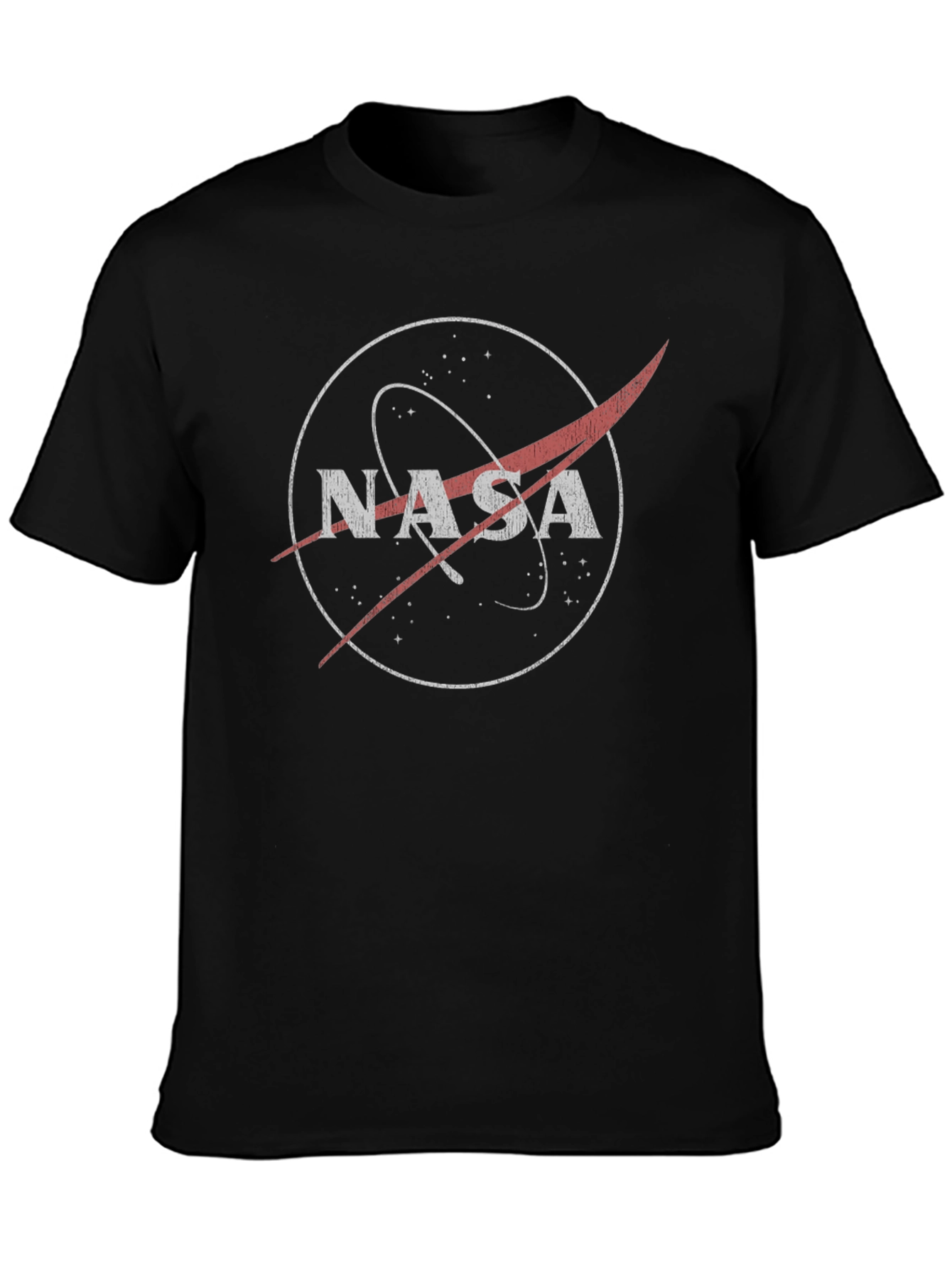 NASA Retro Logo Black T-Shirt