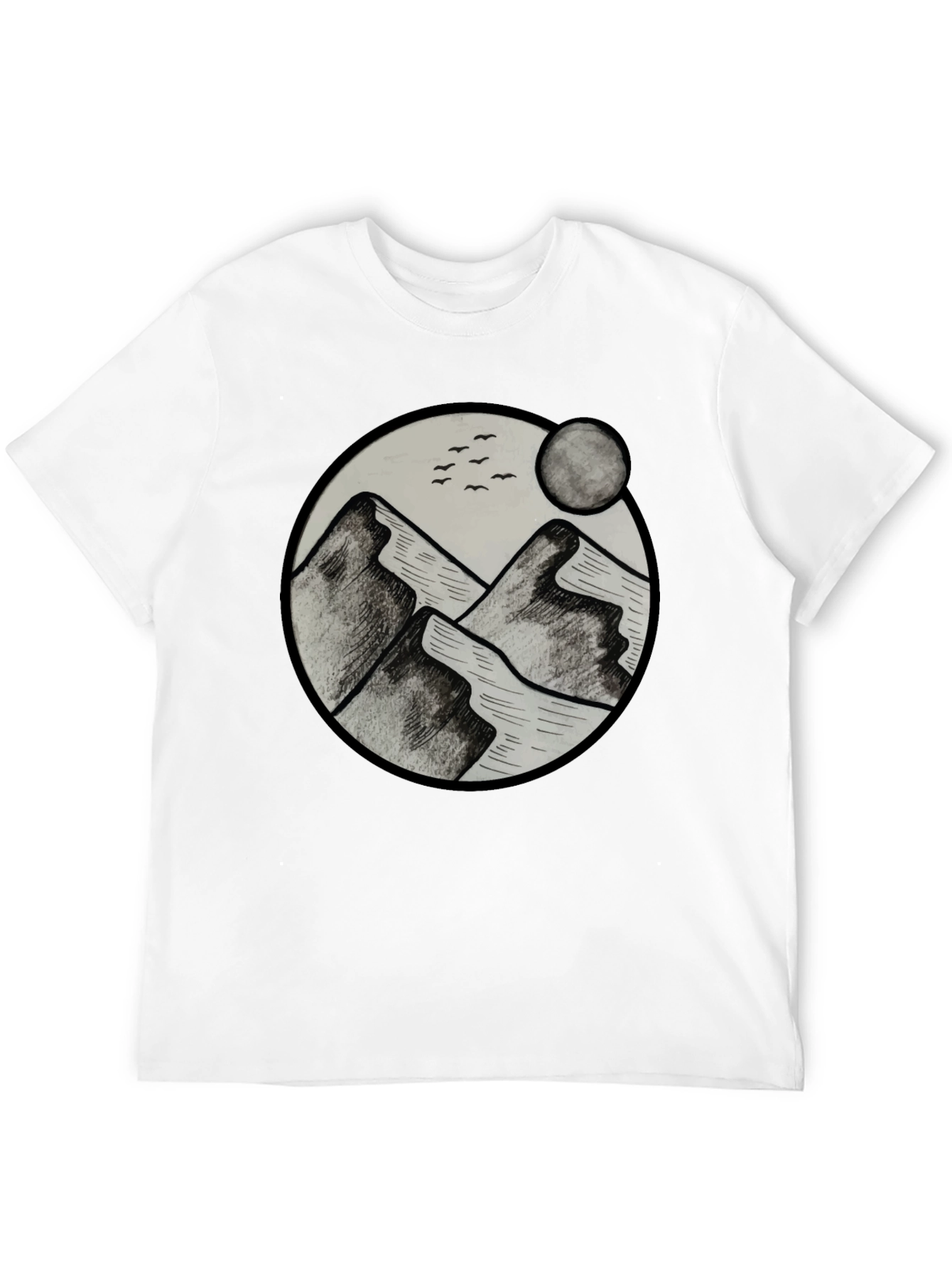 Mountains Graphic Mens T-Shirt